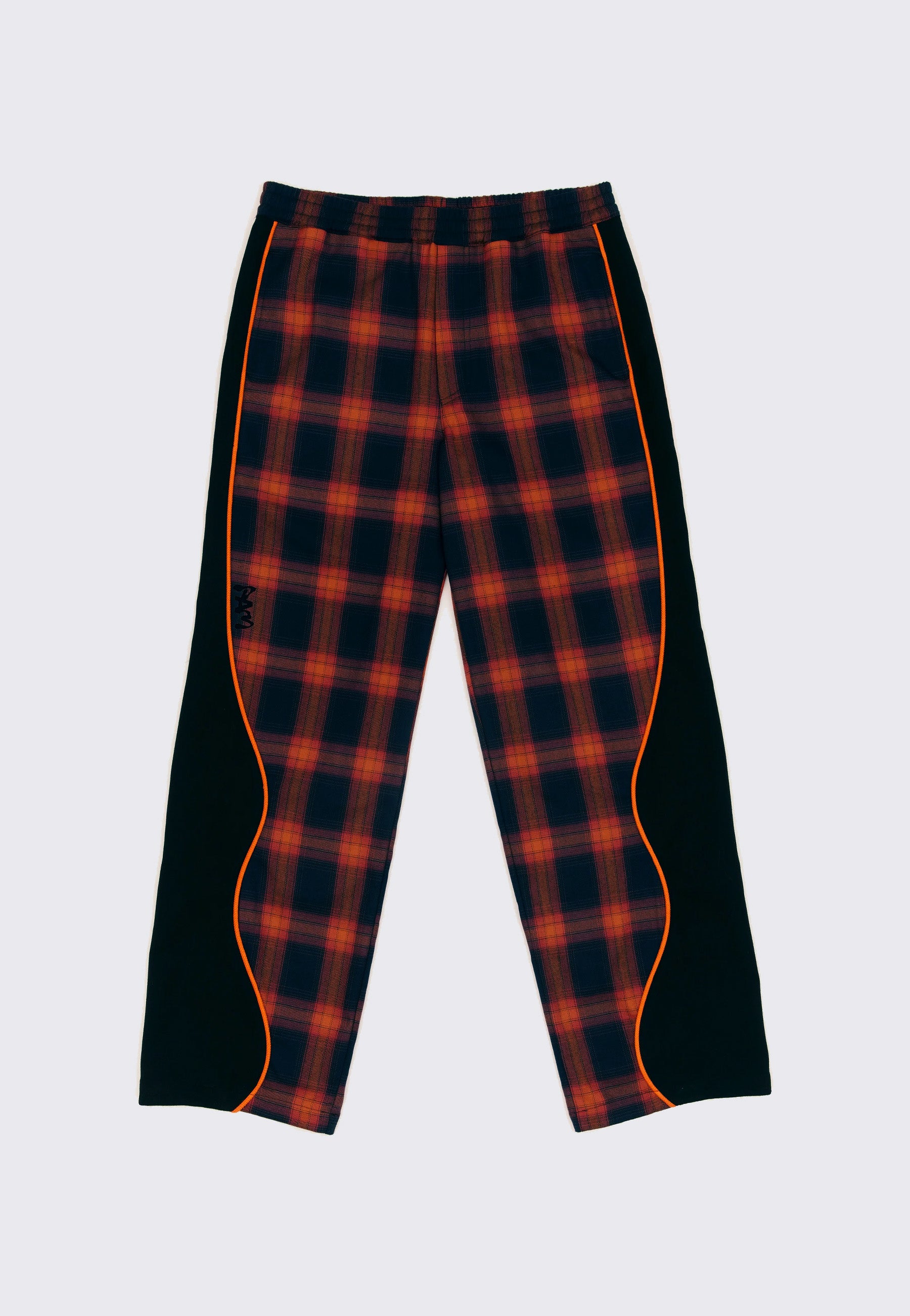 Mirage Plaid Track Pant - Orange Plaid