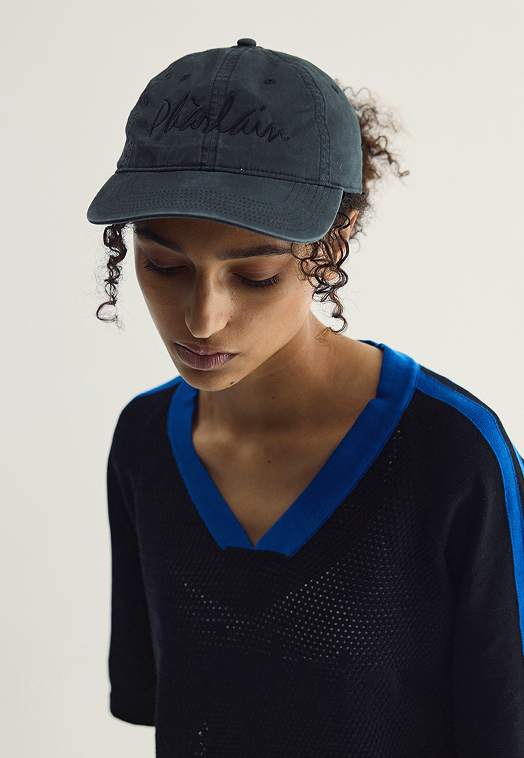 Script Cap - Faded Black