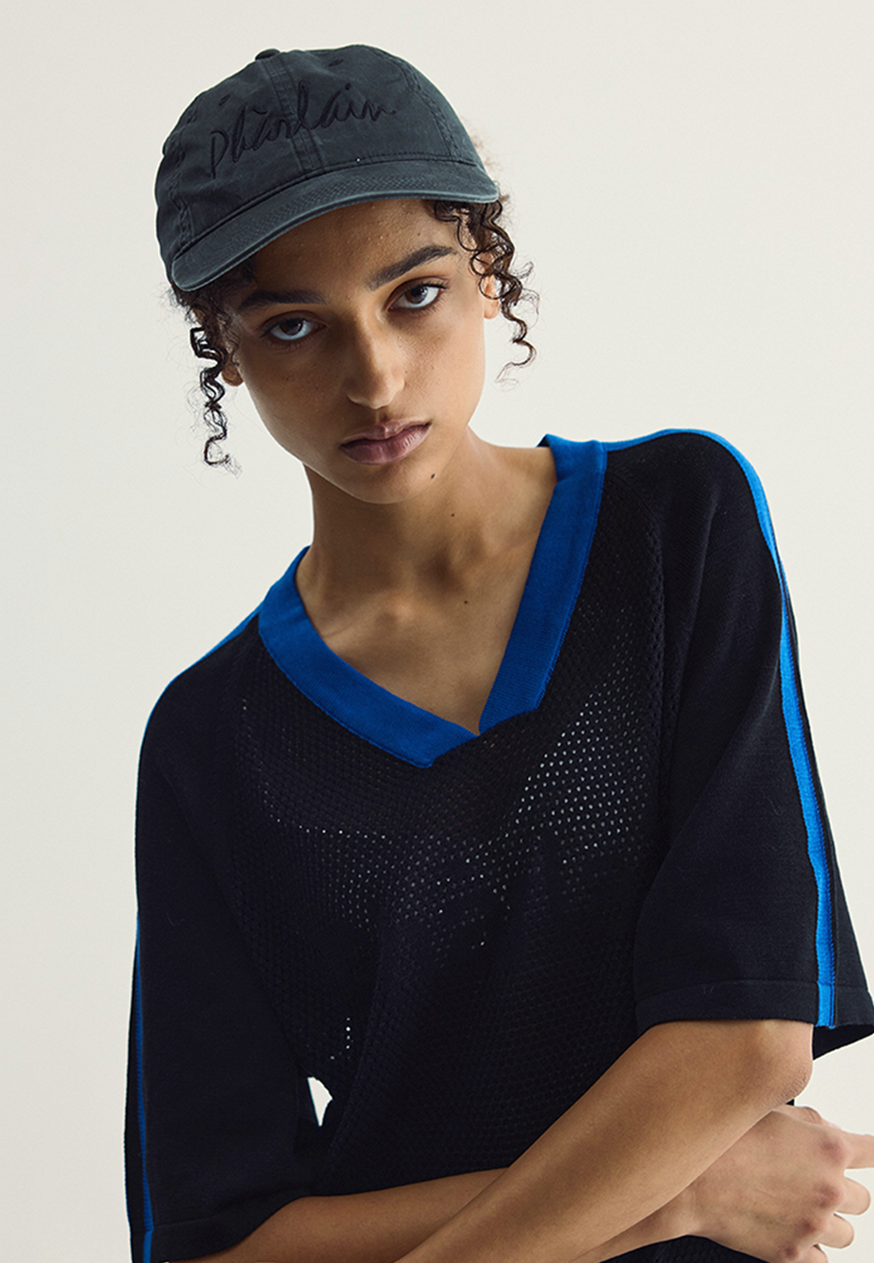 Script Cap - Faded Black