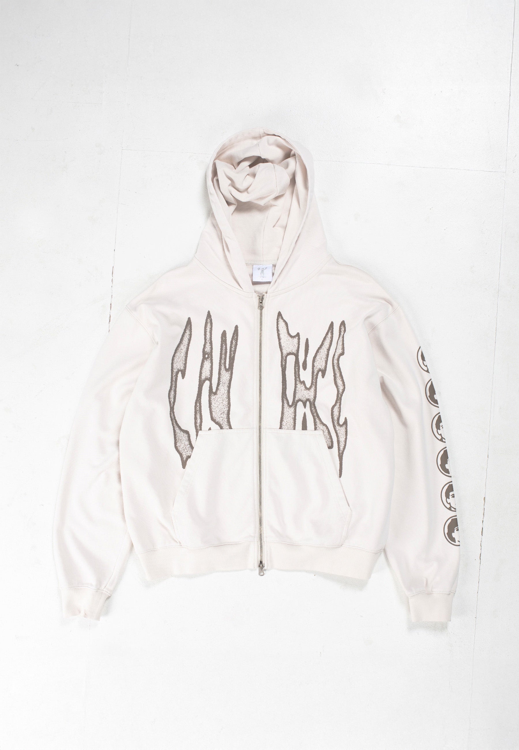 Razor Zip Hood - Bone
