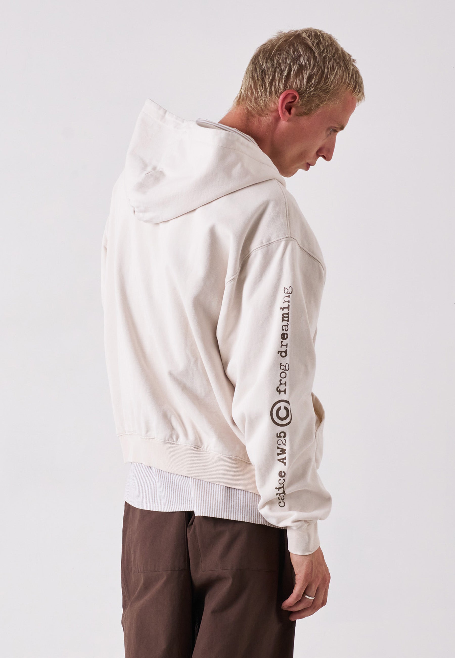 Razor Zip Hood - Bone