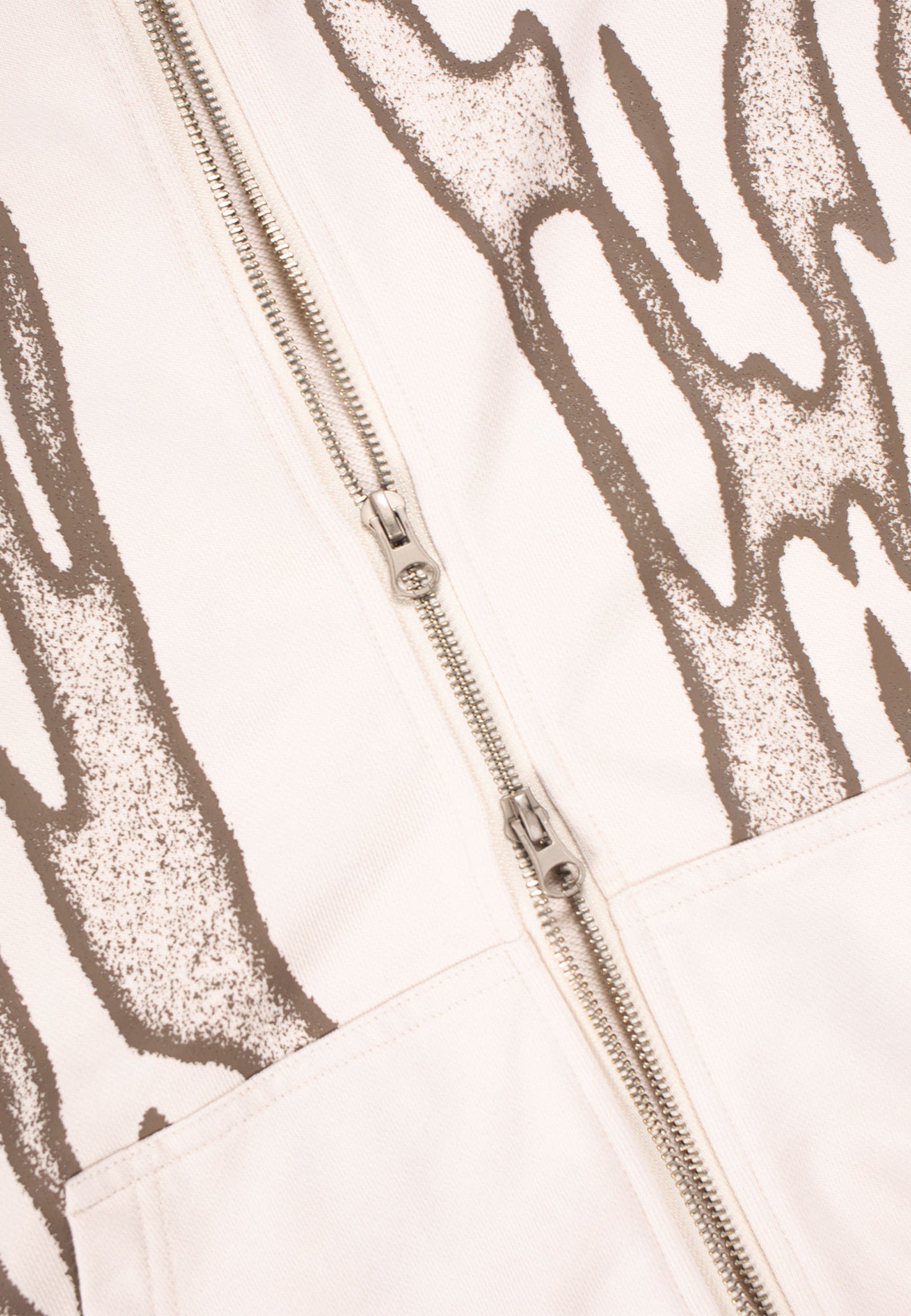 Razor Zip Hood - Bone