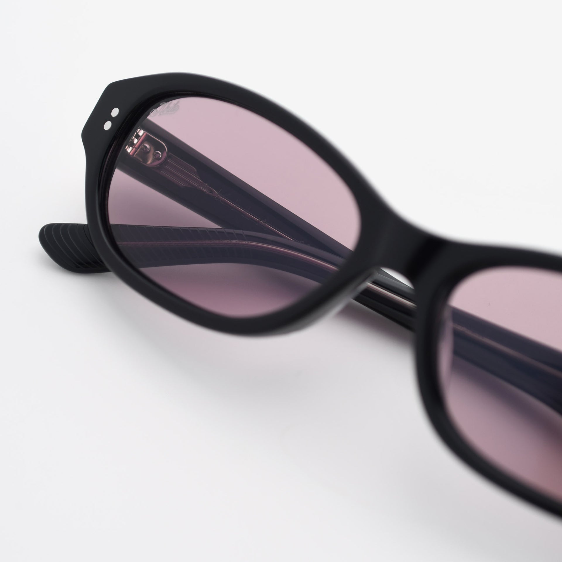 Rey Sunglasses - Black/Dk Mauve
