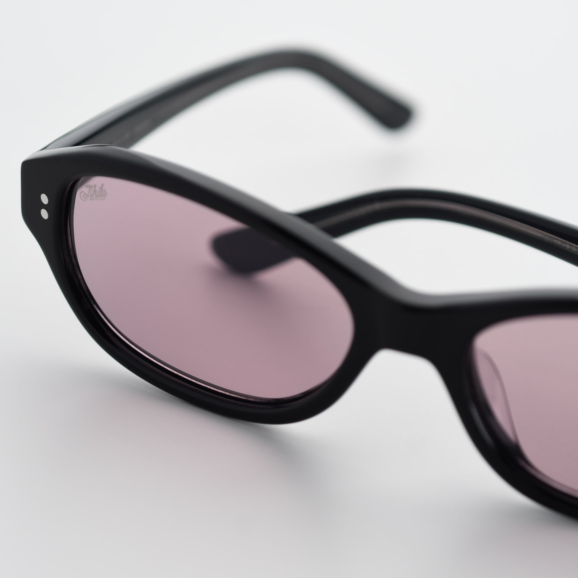 Rey Sunglasses - Black/Dk Mauve