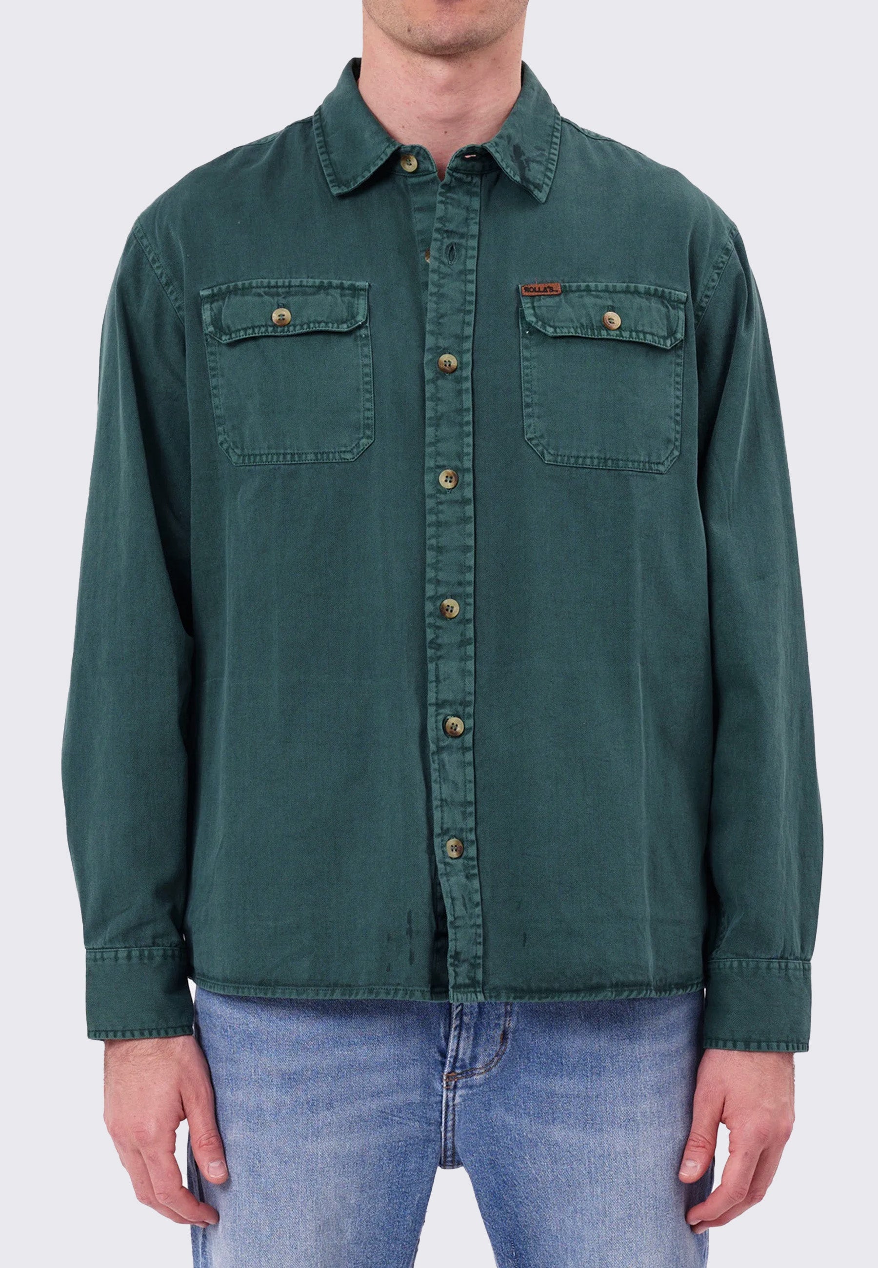 Trailer Drill Shirt - Deep Green