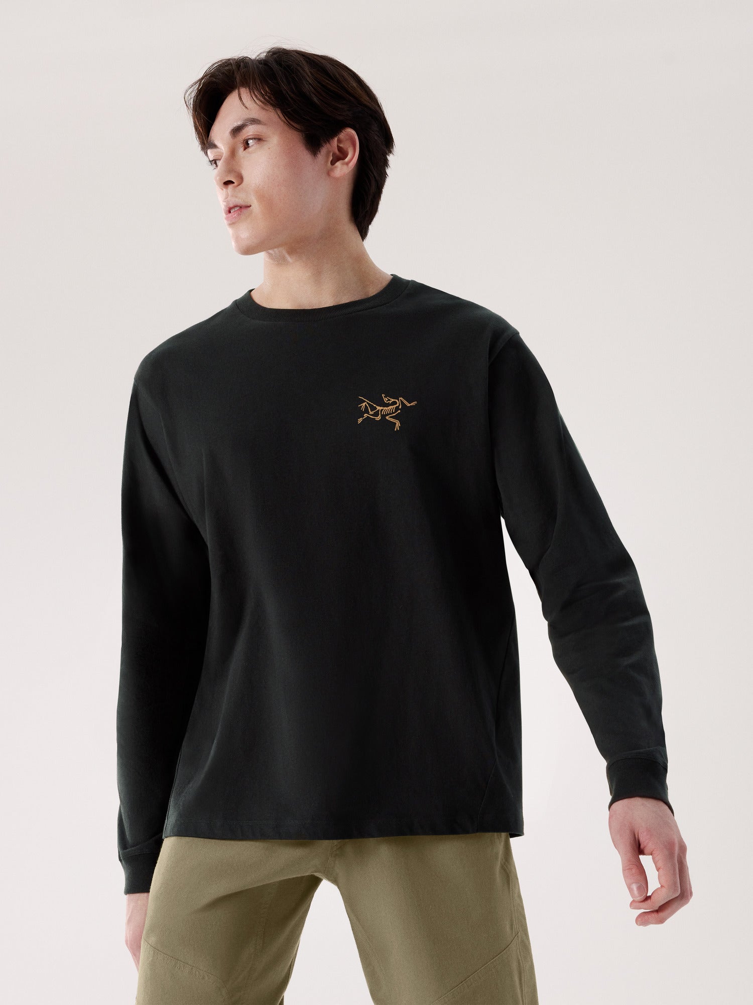 Kragg Cotton LS T-shirt - 24K Black