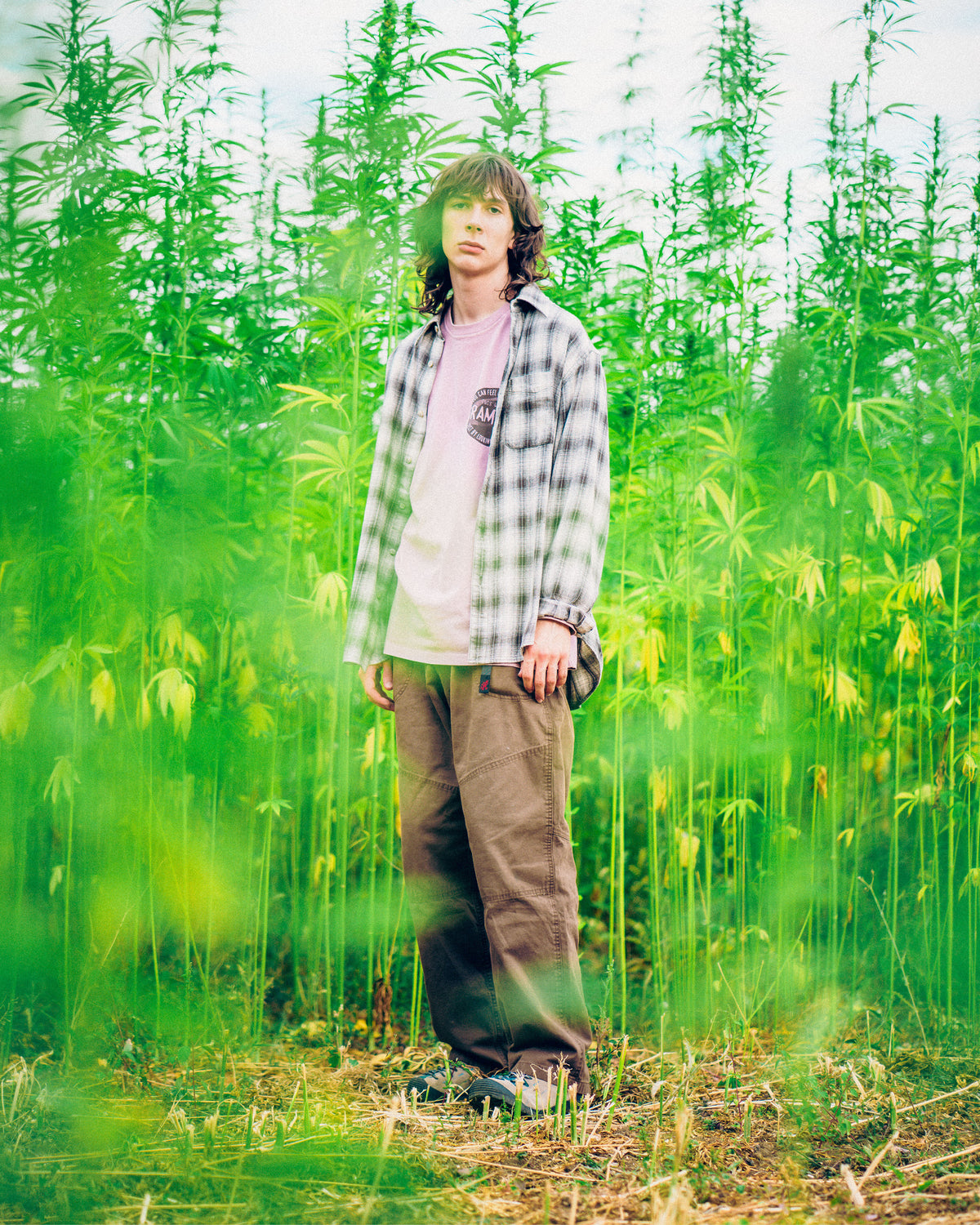 Hemp Canvas Double Knee Pant - Desert Palm Pigment