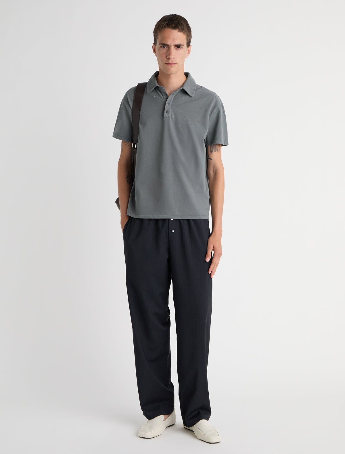 Strip Polo - Khaki