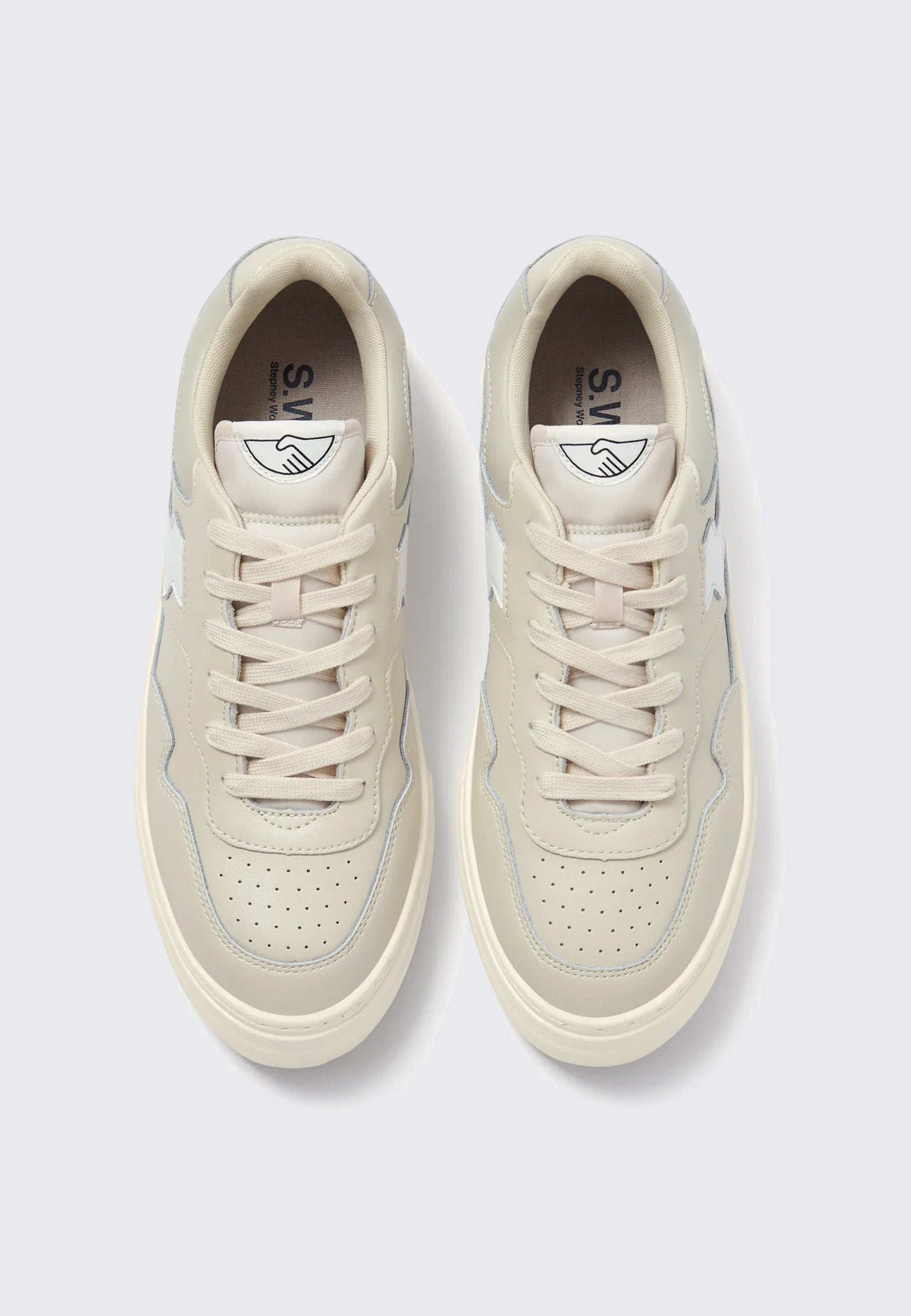 Pearl S-Strike Leather - Ecru/White