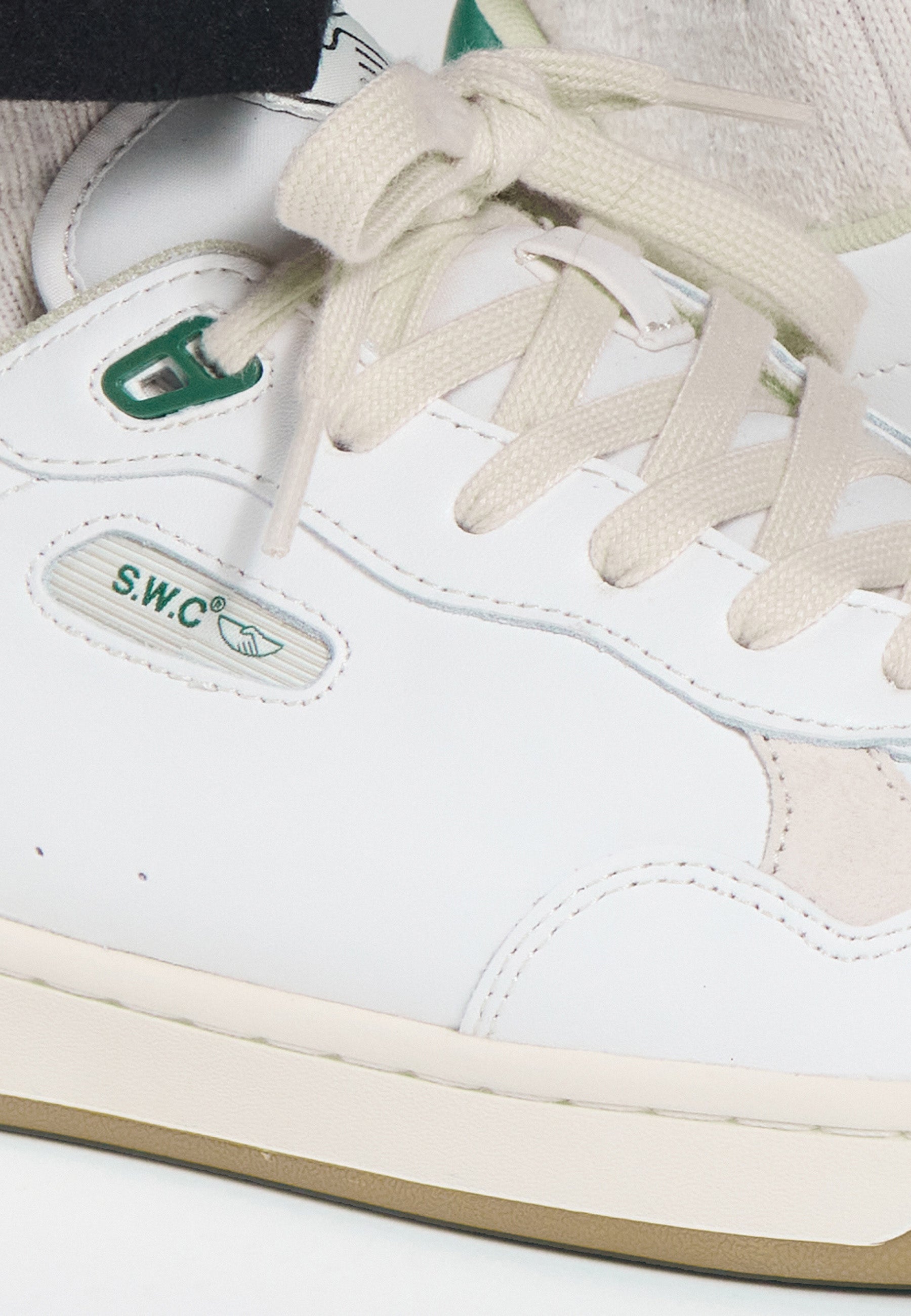 Pro Cup 01 Leather - White/Green