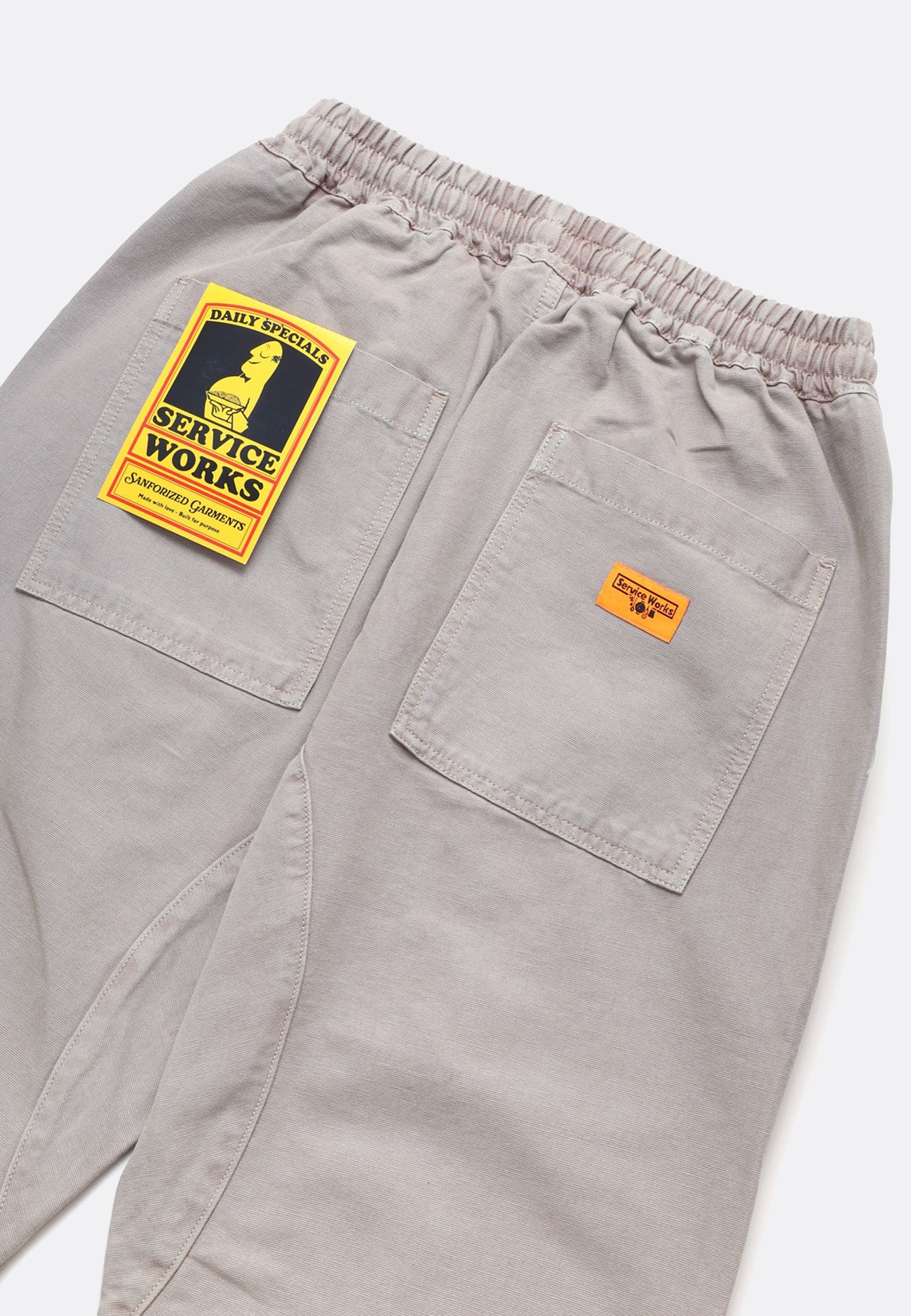 Canvas Chef Pants - Stone