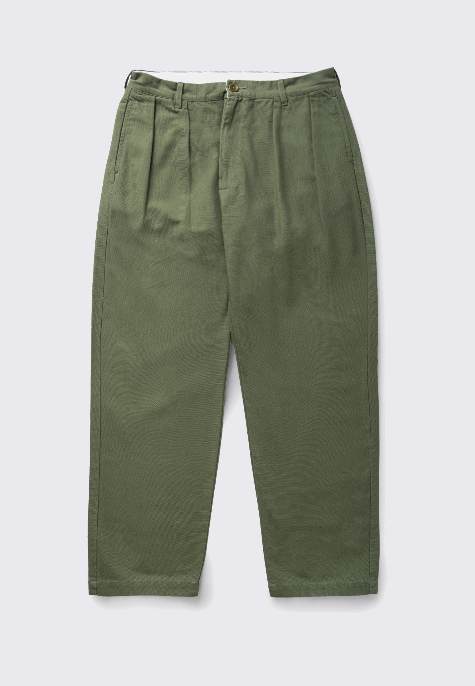 Canvas Part Timer Pant - Olive