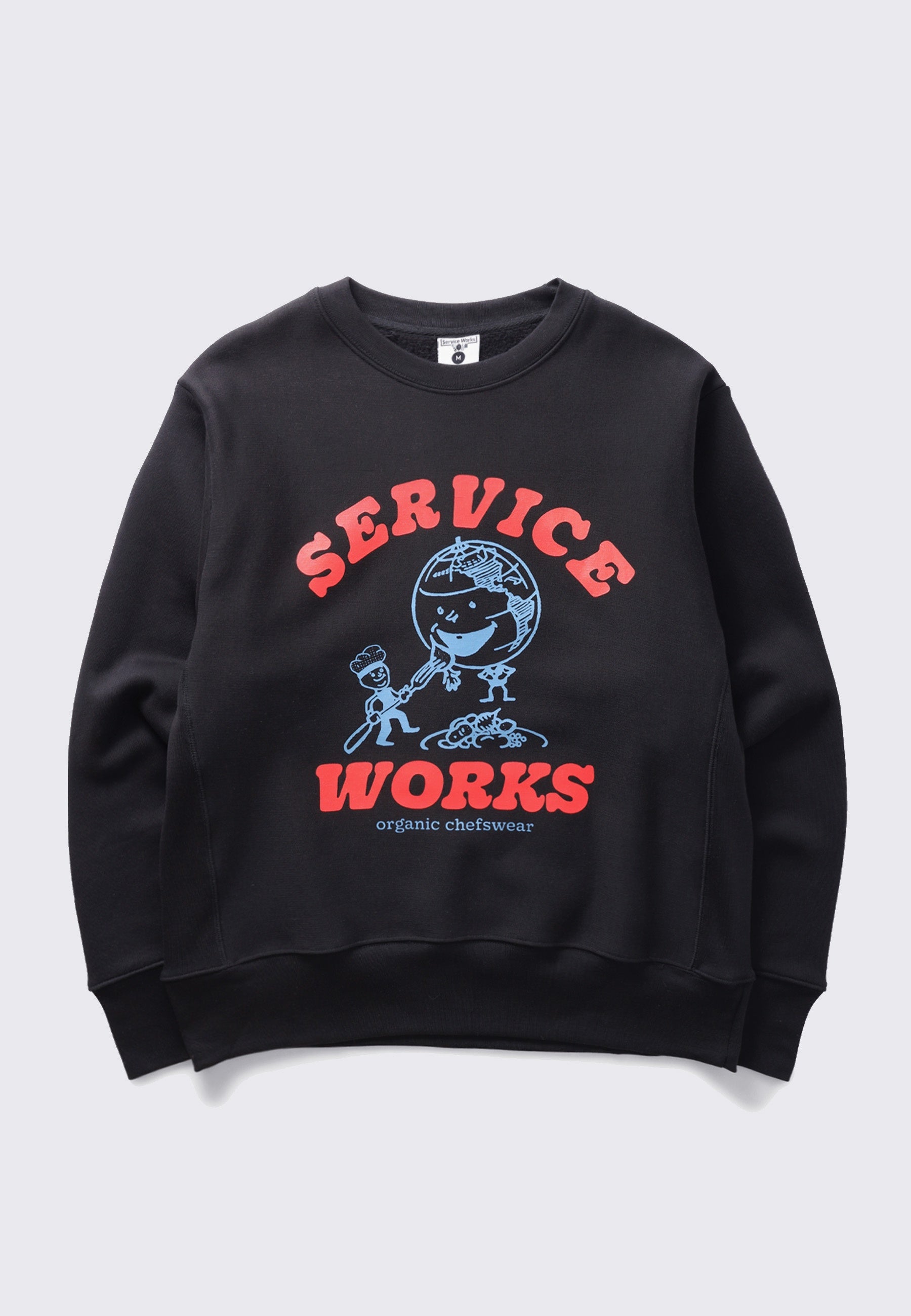 Organic Chefswear Crewneck - Black