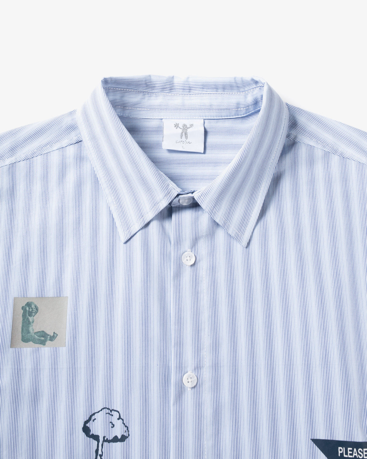 Please Hold Shirt - Blue