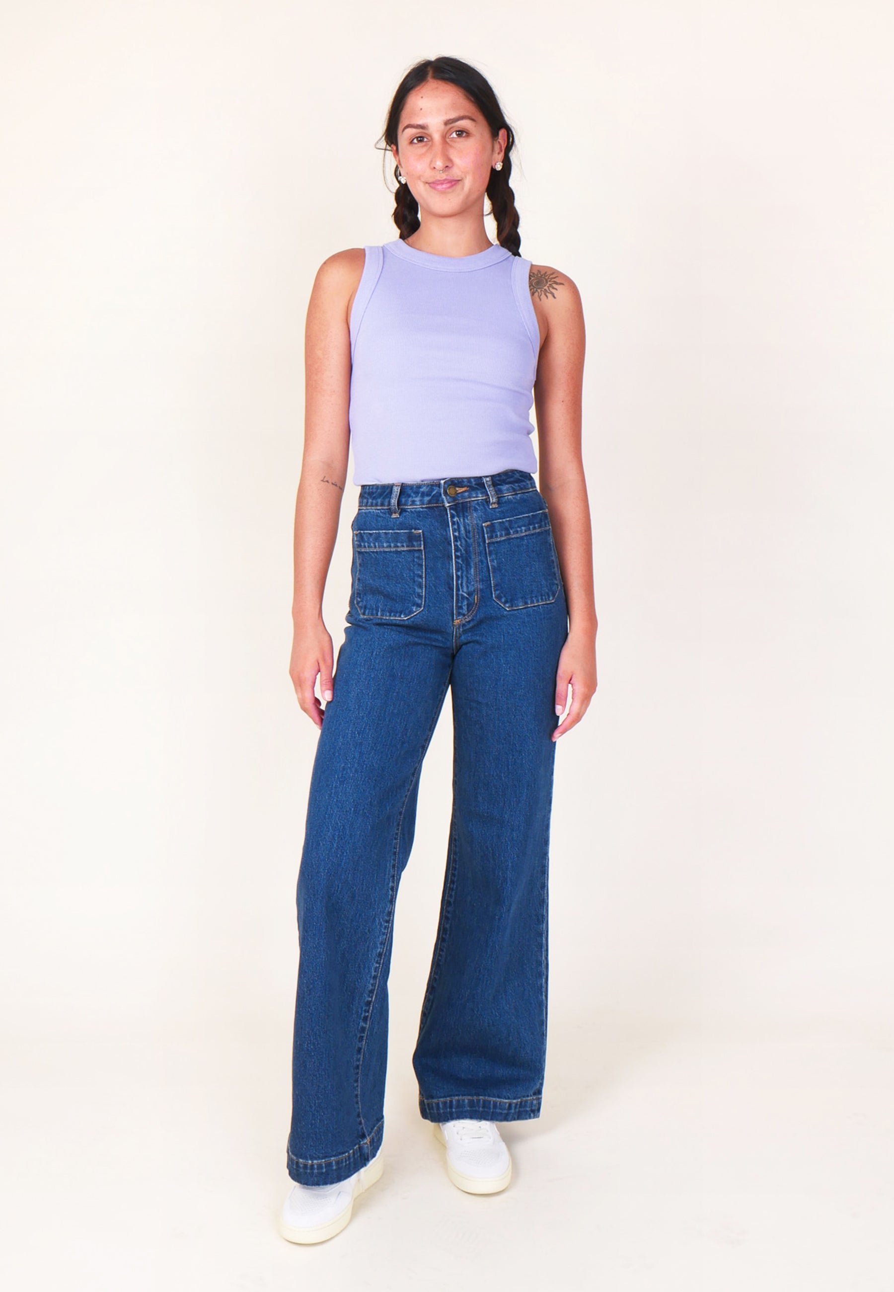 Sailor Jeans Long - Eco Ruby Blue