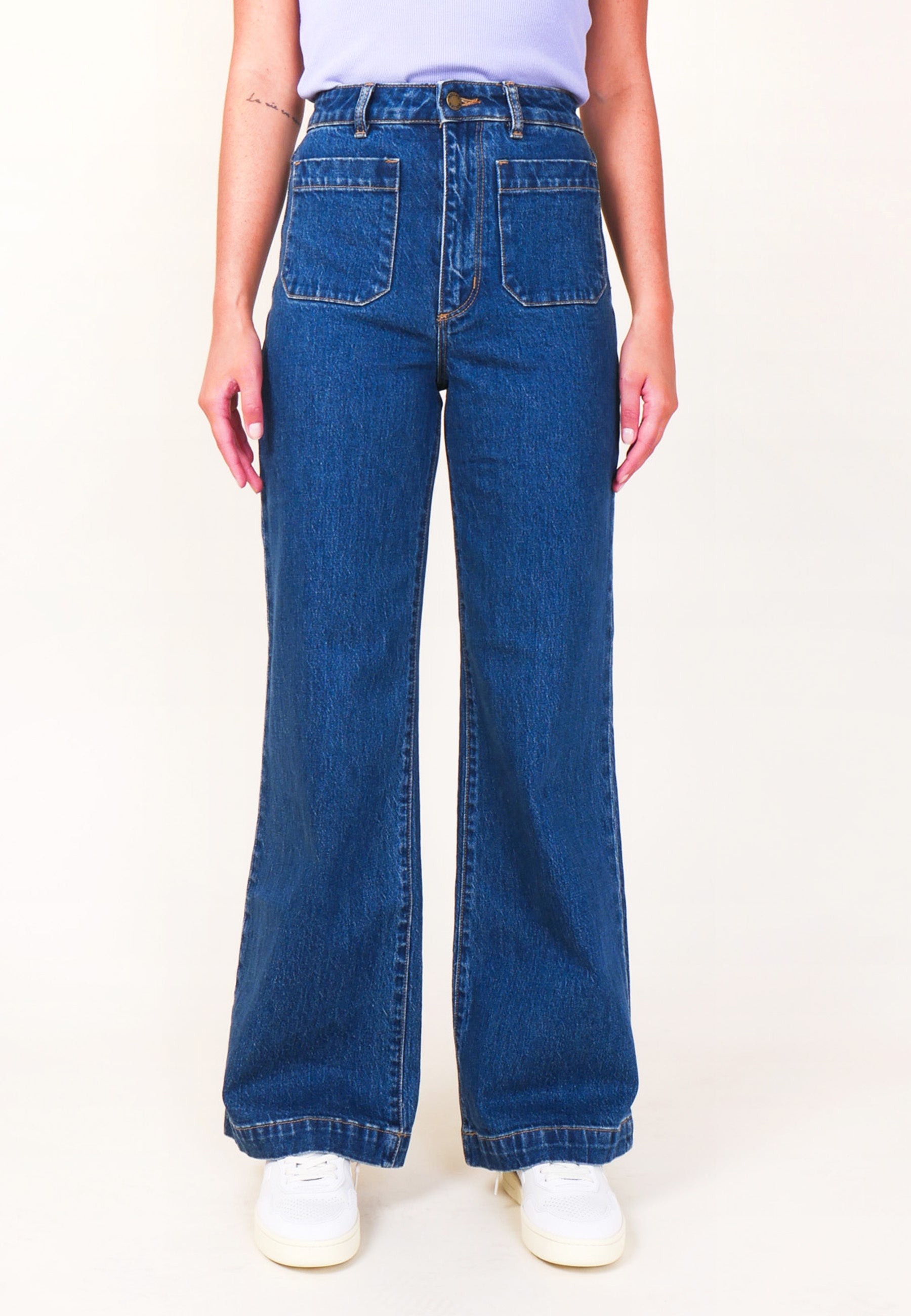 Sailor Jeans Long - Eco Ruby Blue