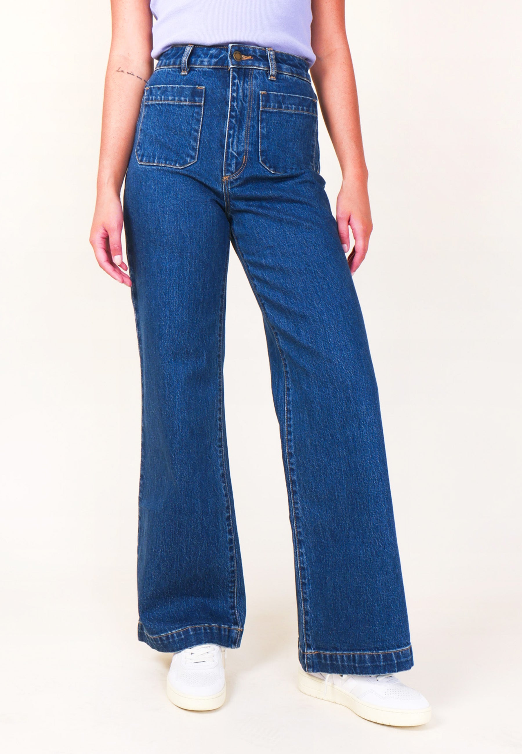 Sailor Jeans Long - Eco Ruby Blue