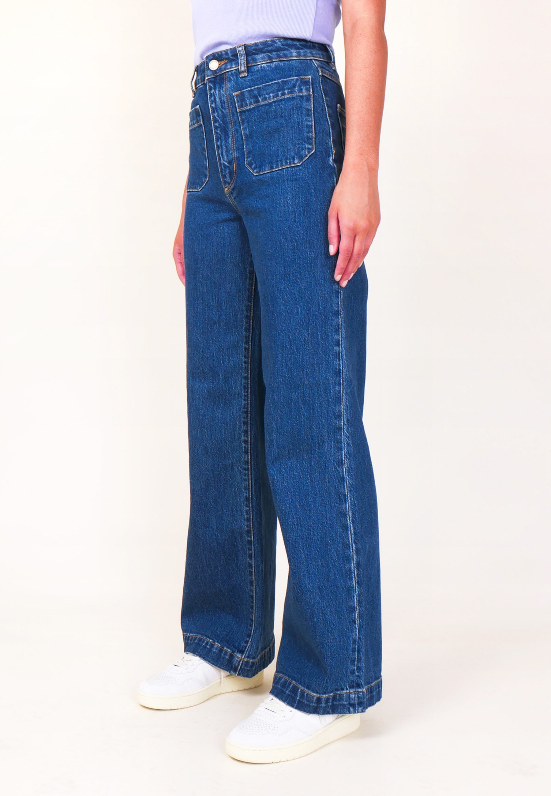 Sailor Jeans Long - Eco Ruby Blue