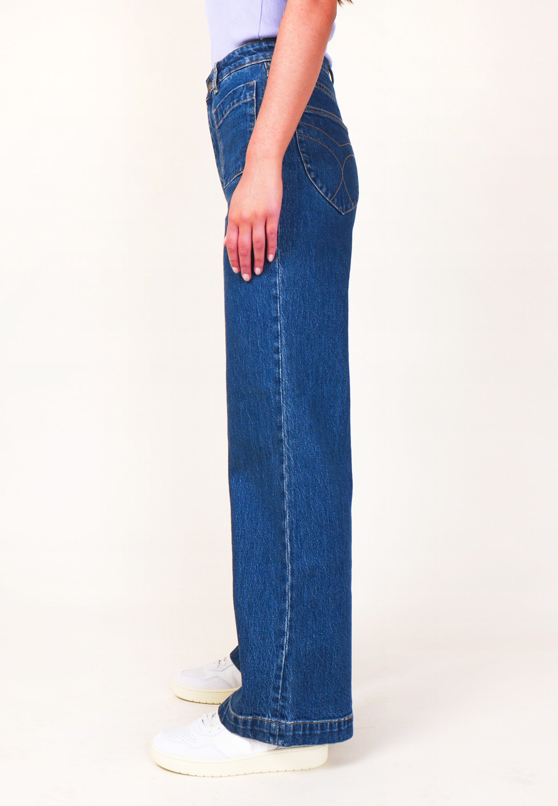 Sailor Jeans Long - Eco Ruby Blue