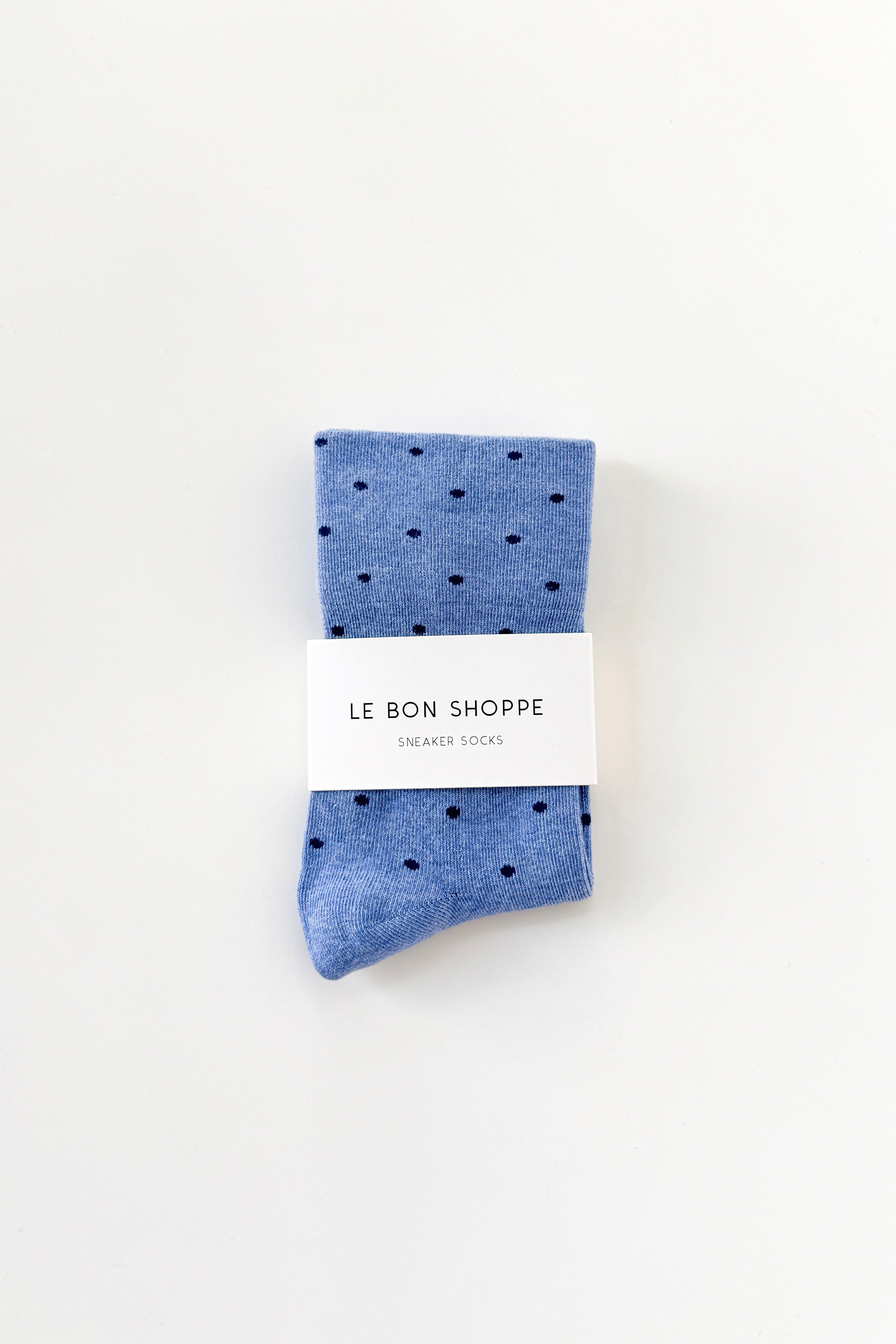 Patterned Sneaker Socks - Blue/Navy