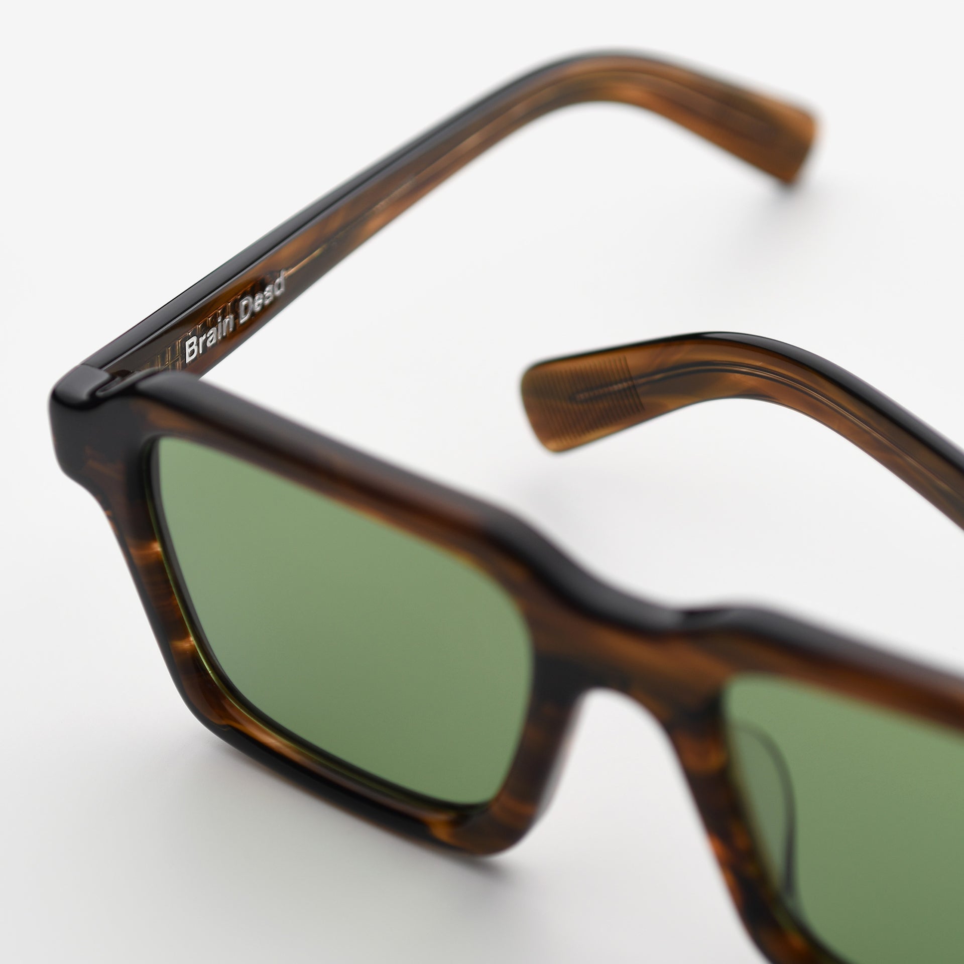 Akila x Brain Dead Staunton Sunglasses - Havana/Dk Green