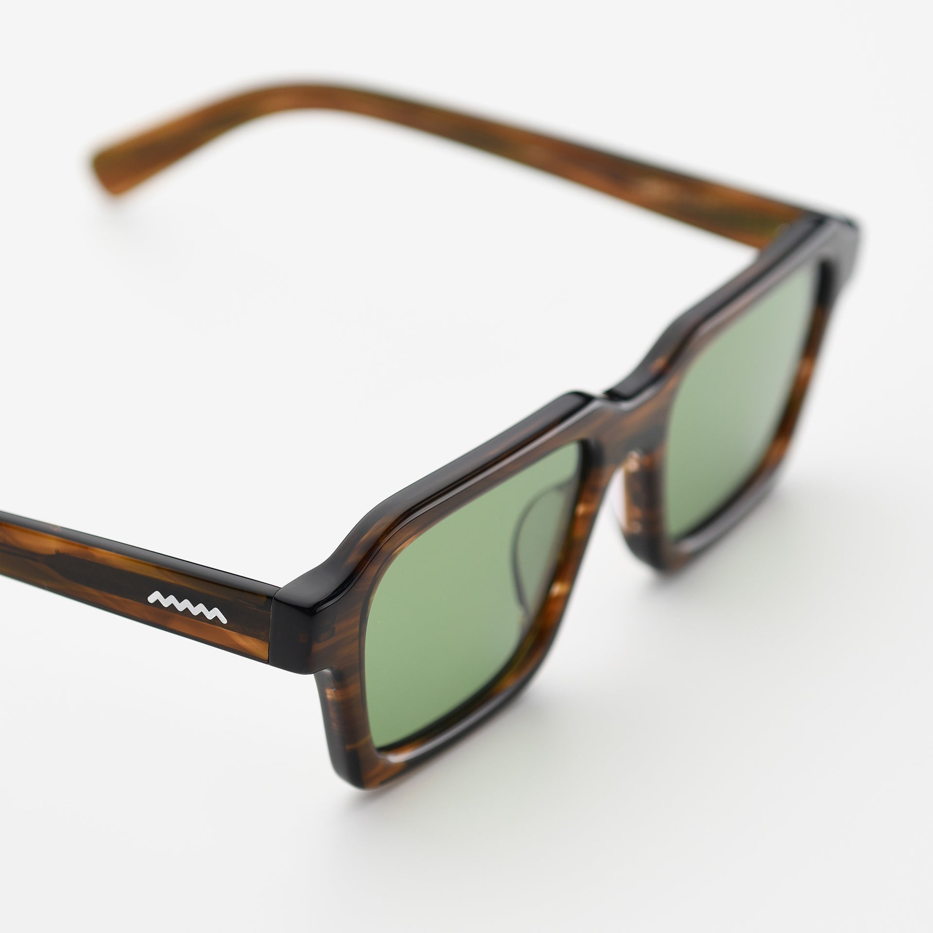 Akila x Brain Dead Staunton Sunglasses - Havana/Dk Green