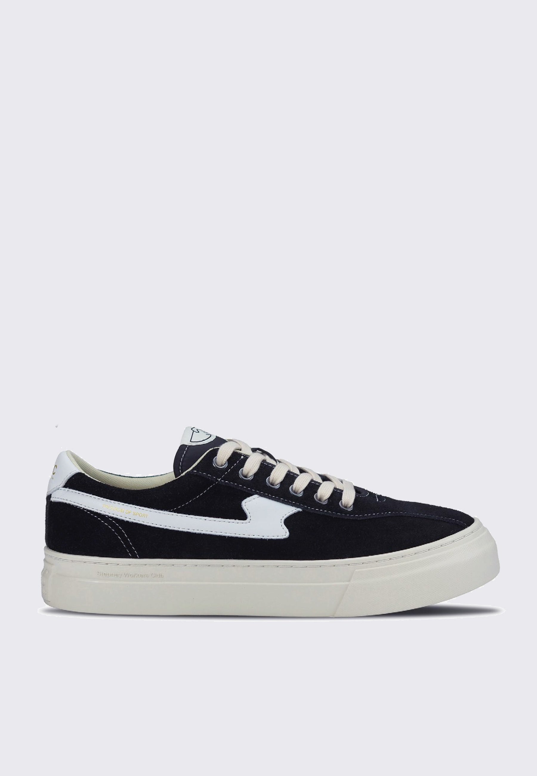 Dellow 02 Cup Suede - Black/White