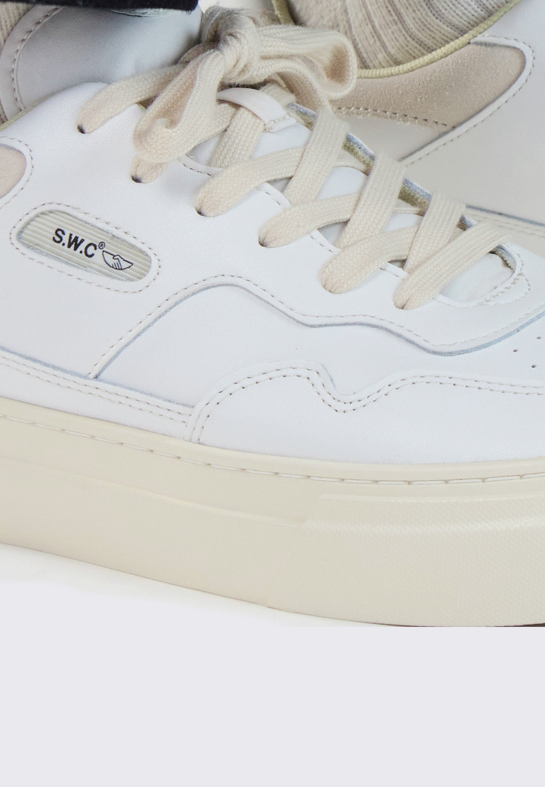 Pearl Leather - White/Putty