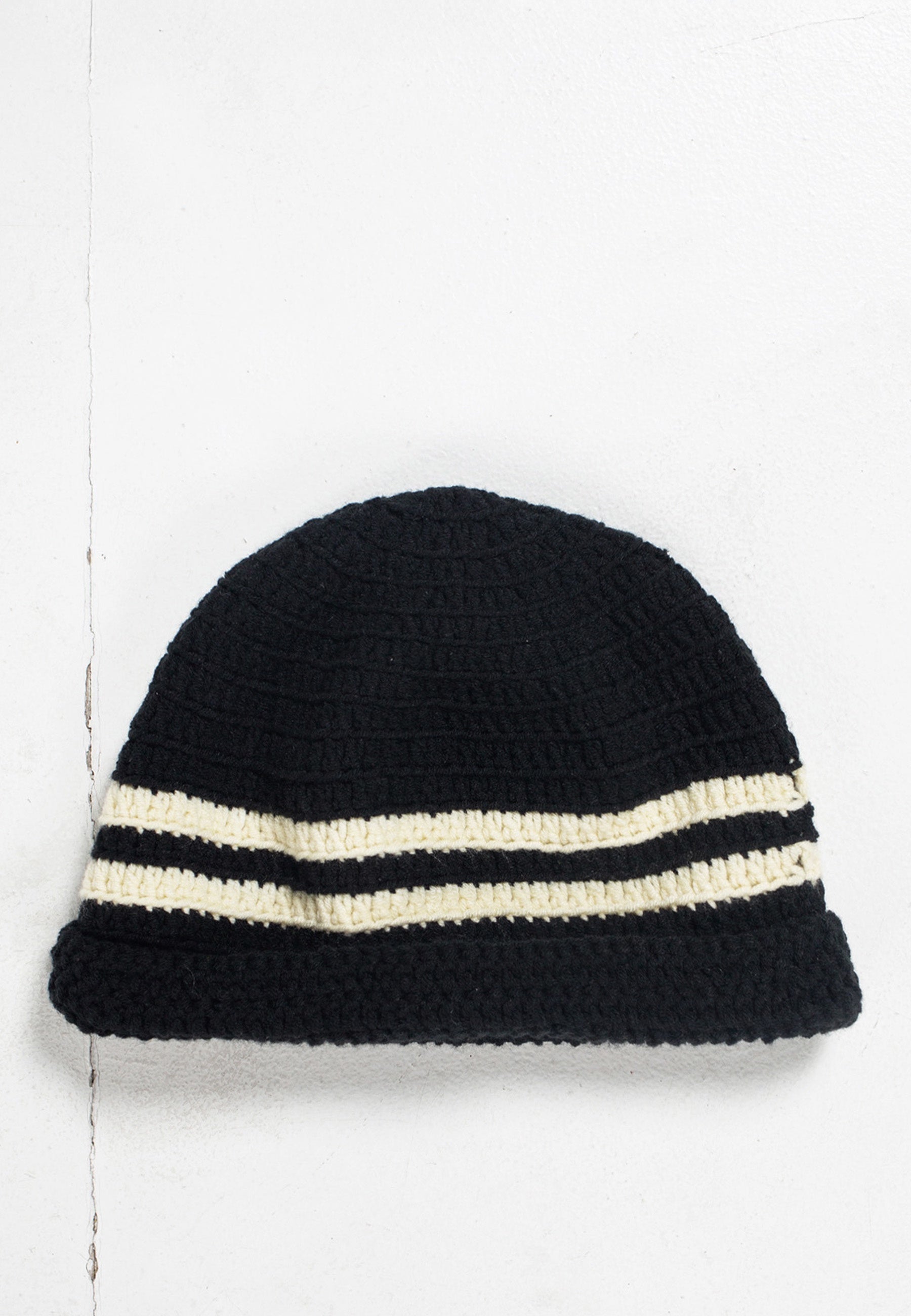 Striped Crochet Beanie