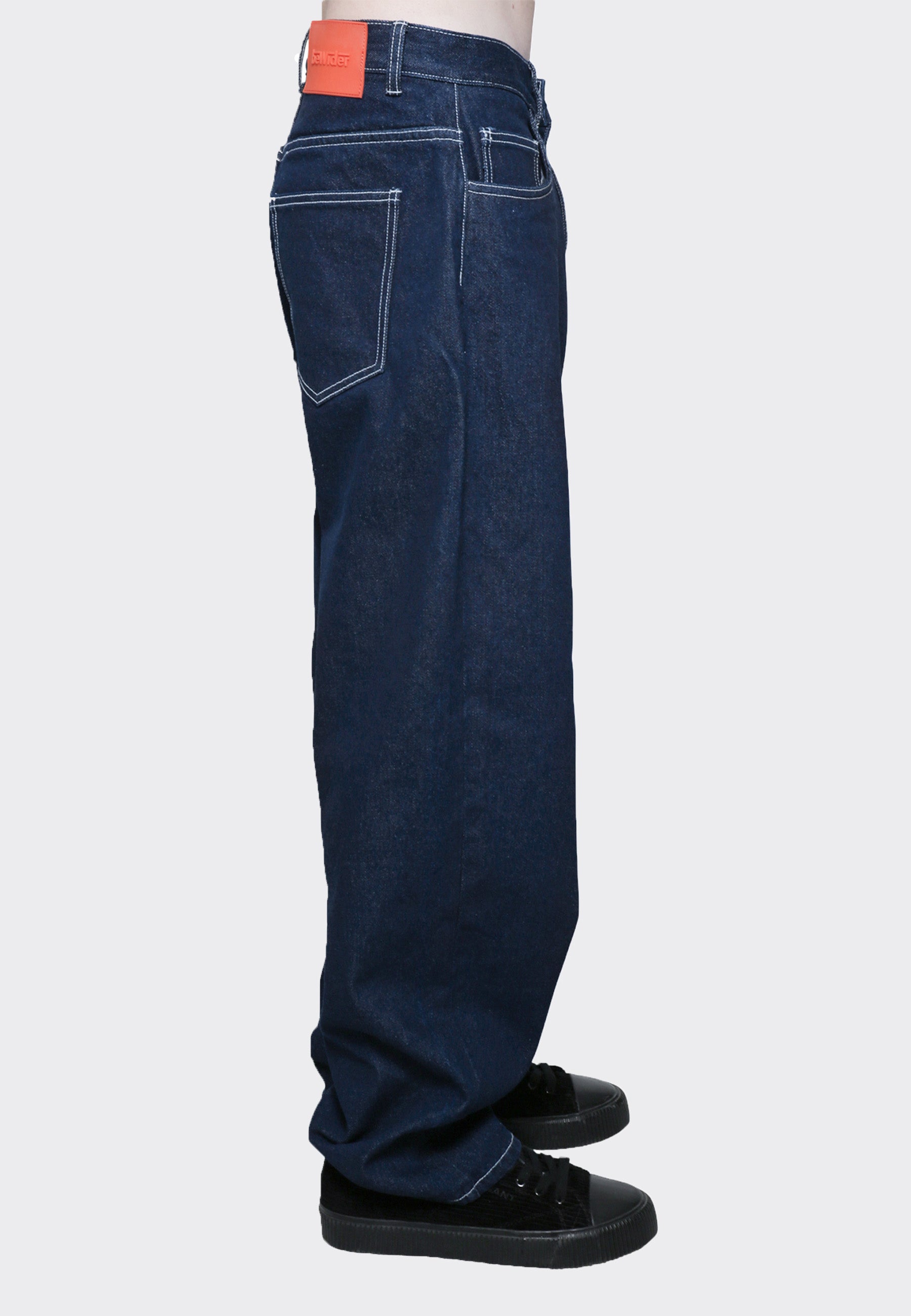 Super Loose - Dark Blue/White Stitching