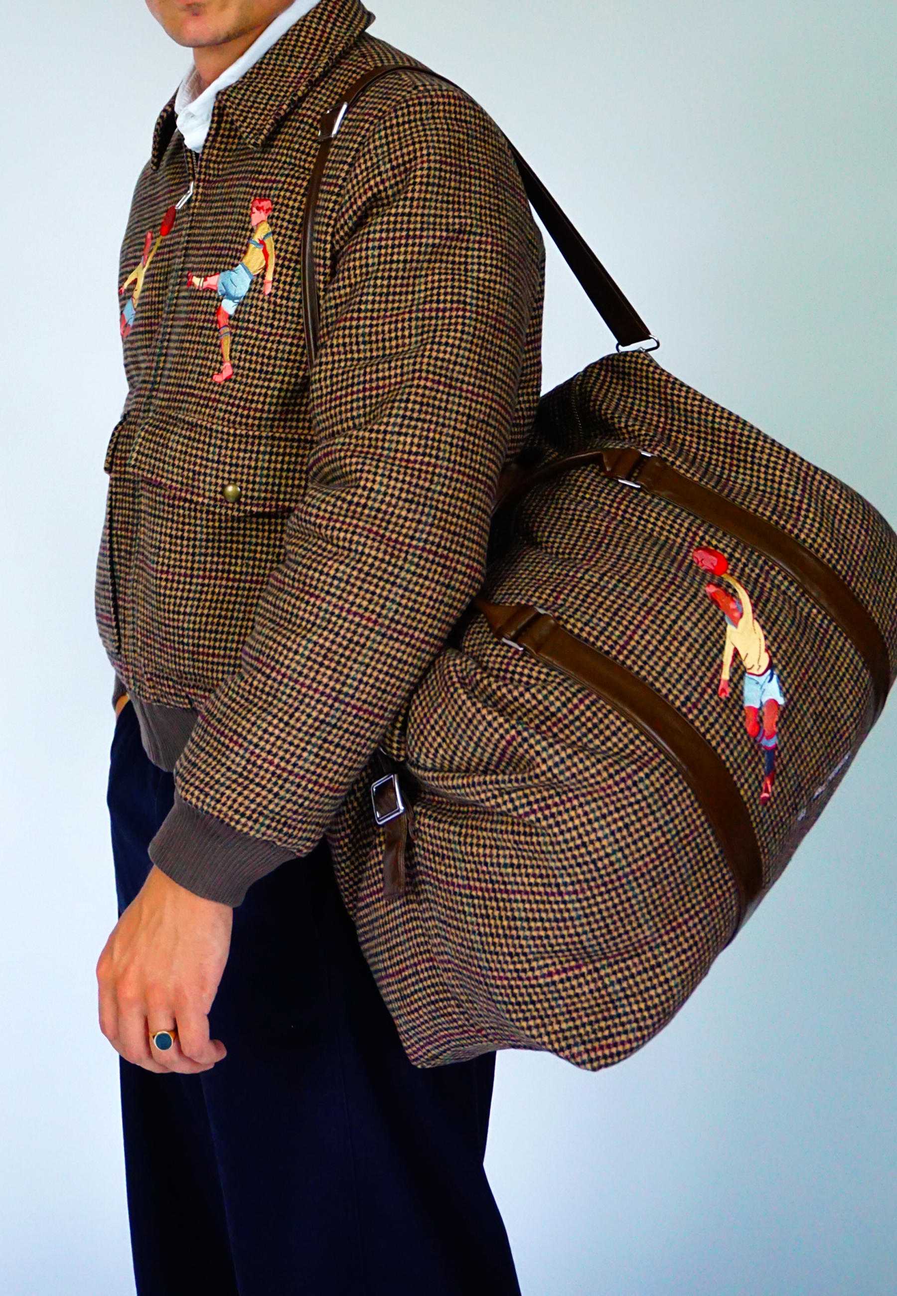 Goalkeeper Tweed Jacket - Brown