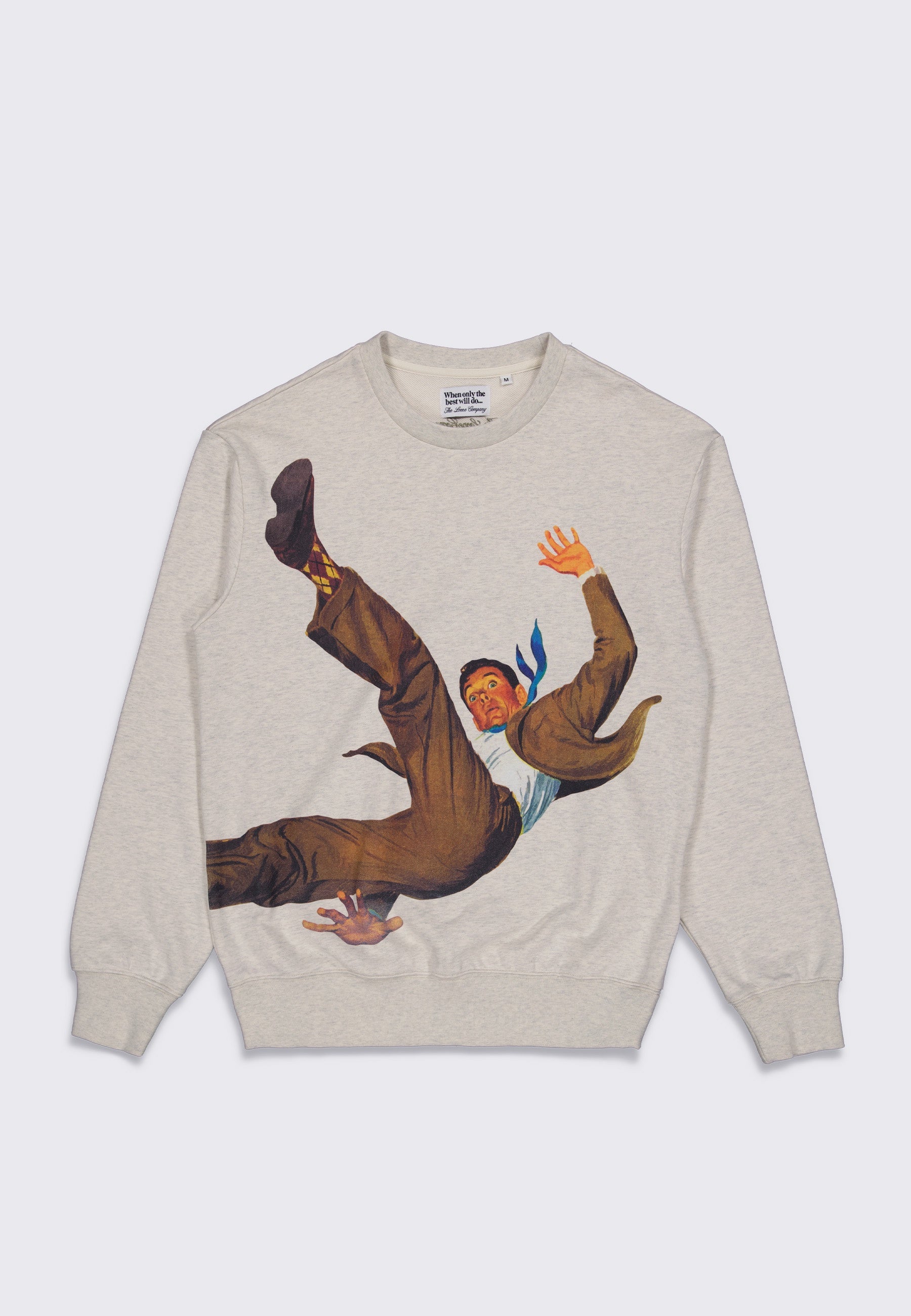 Falling Crewneck - Heather Grey