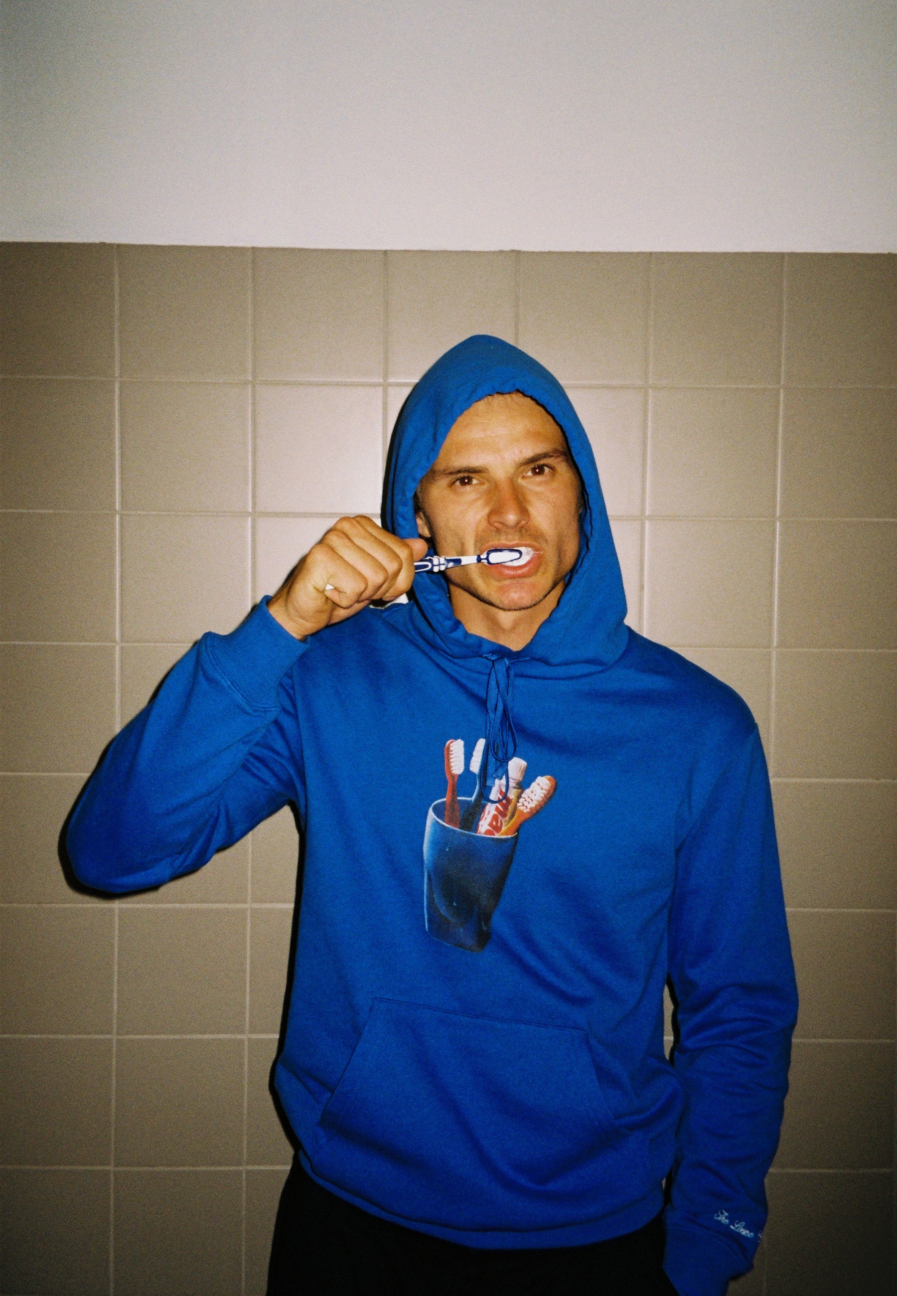 Toothpaste Hoodie - Royal Blue