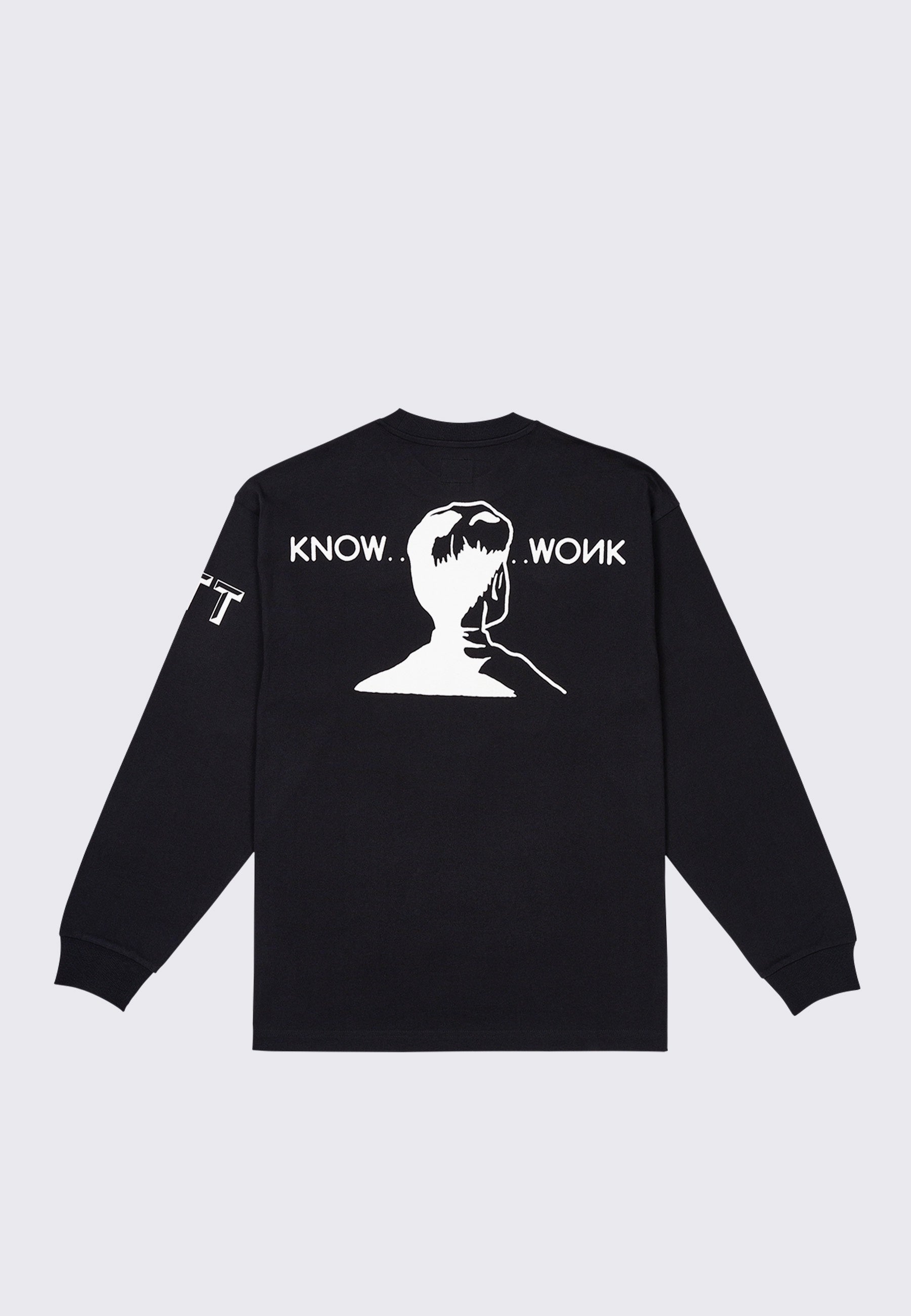 Know Wonk Long Sleeve Top - Black