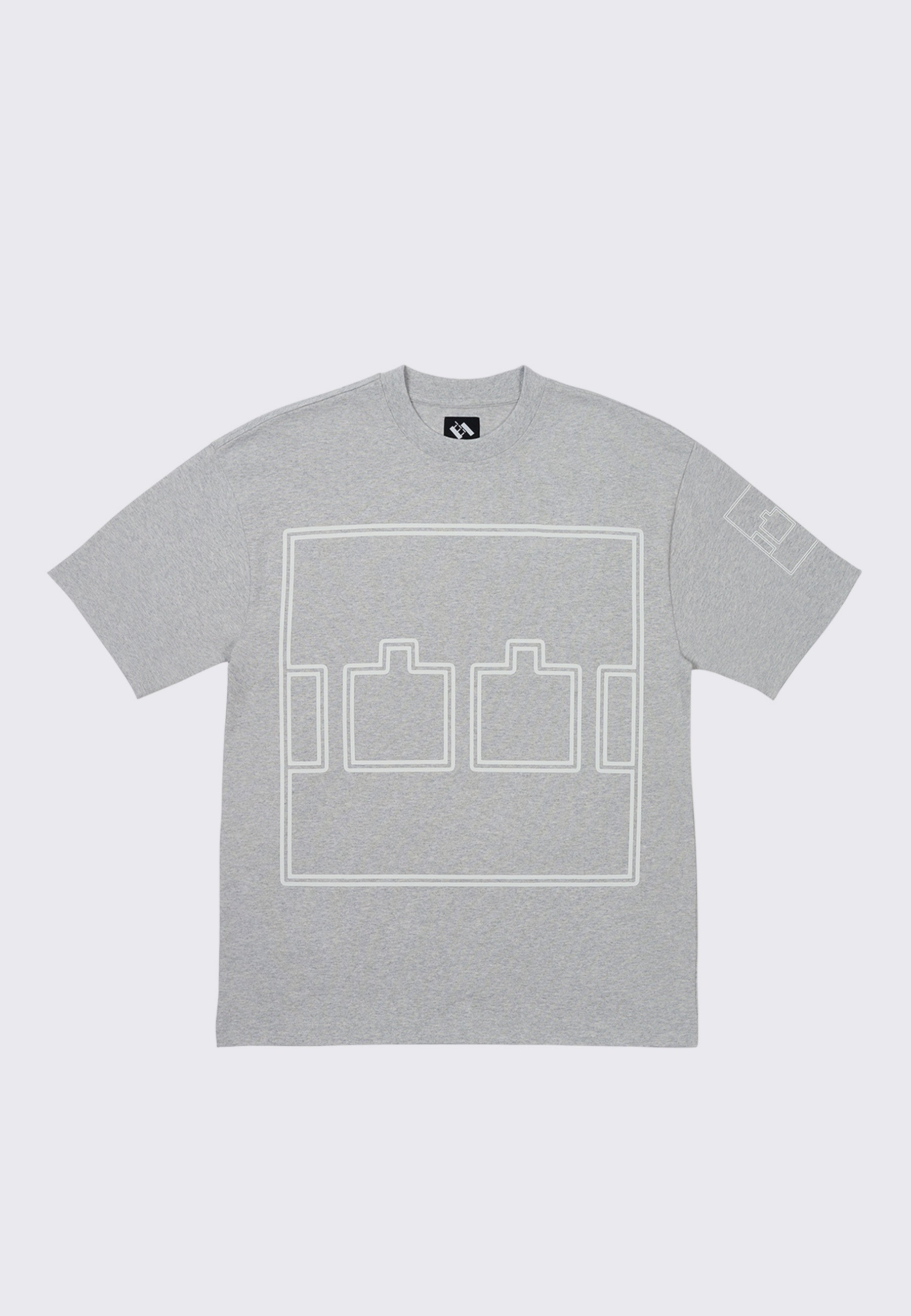 Logo Outline T-Shirt - Grey