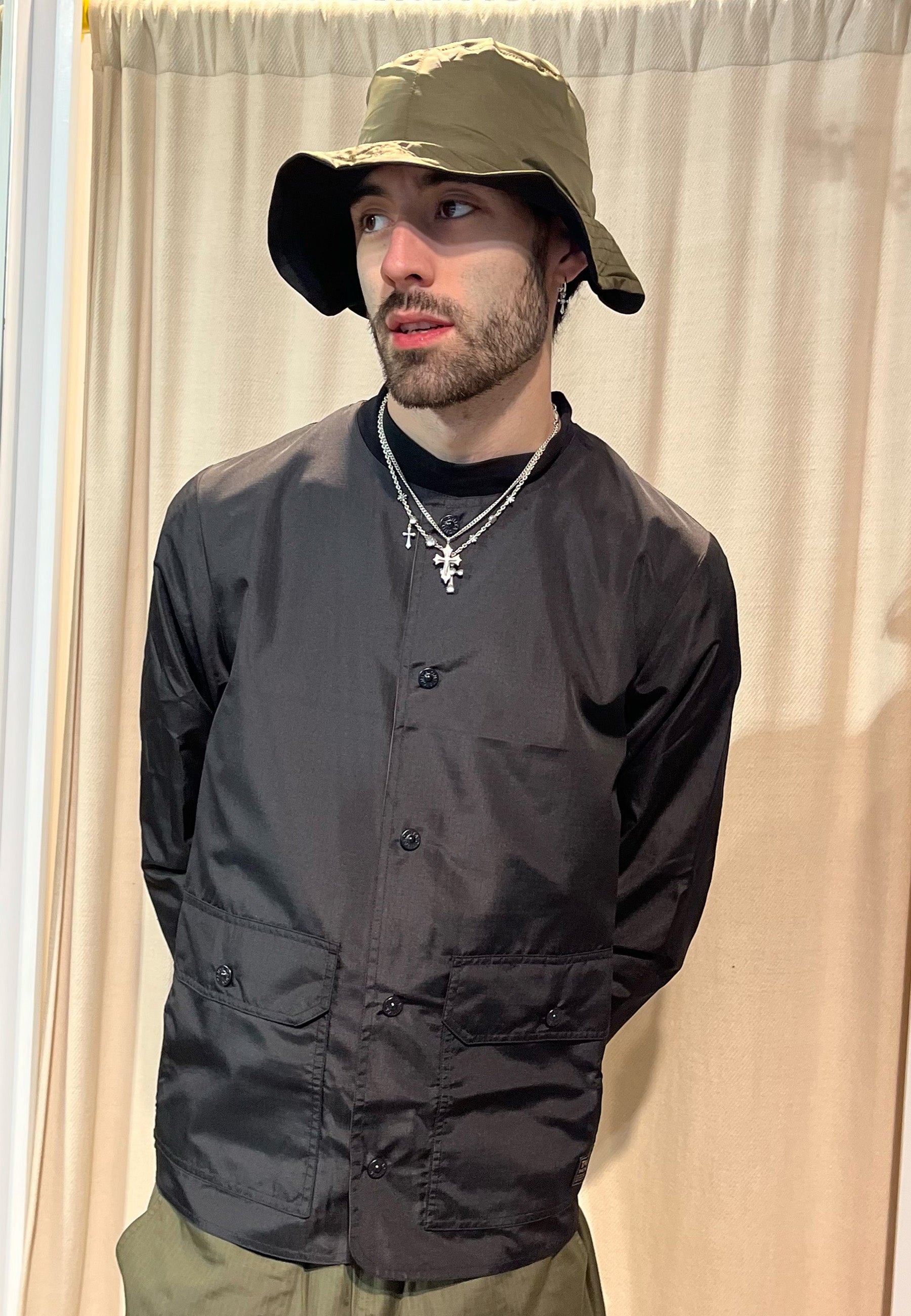 Non Down Military Hat - Black