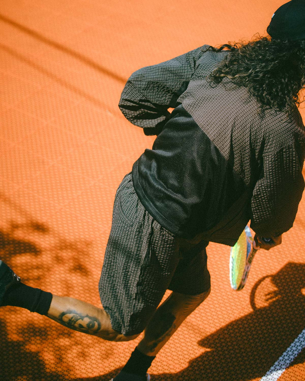 Equipment Tennis Zip Jacket - Black