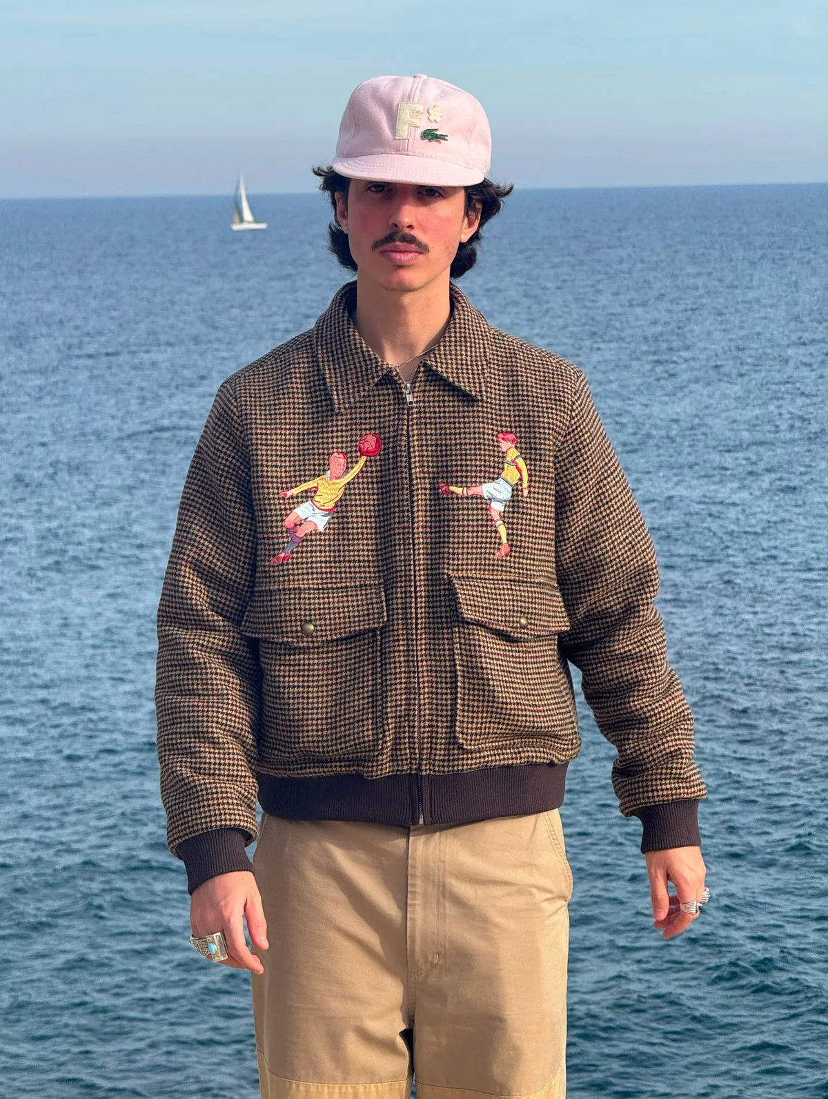 Goalkeeper Tweed Jacket - Brown