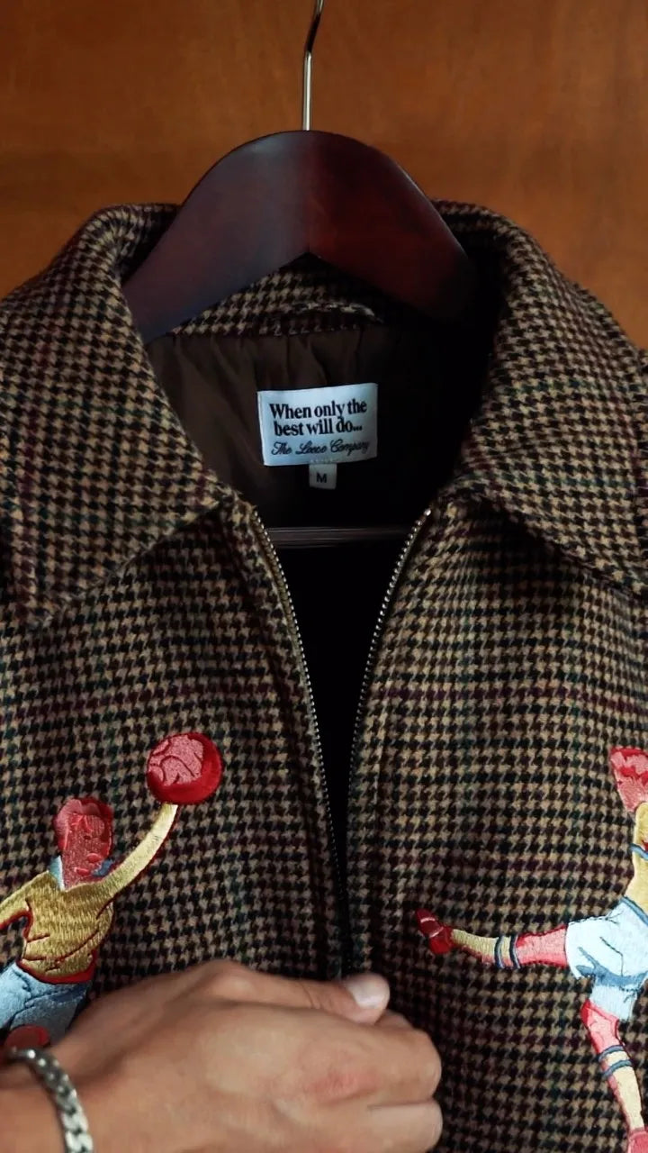 Goalkeeper Tweed Jacket - Brown