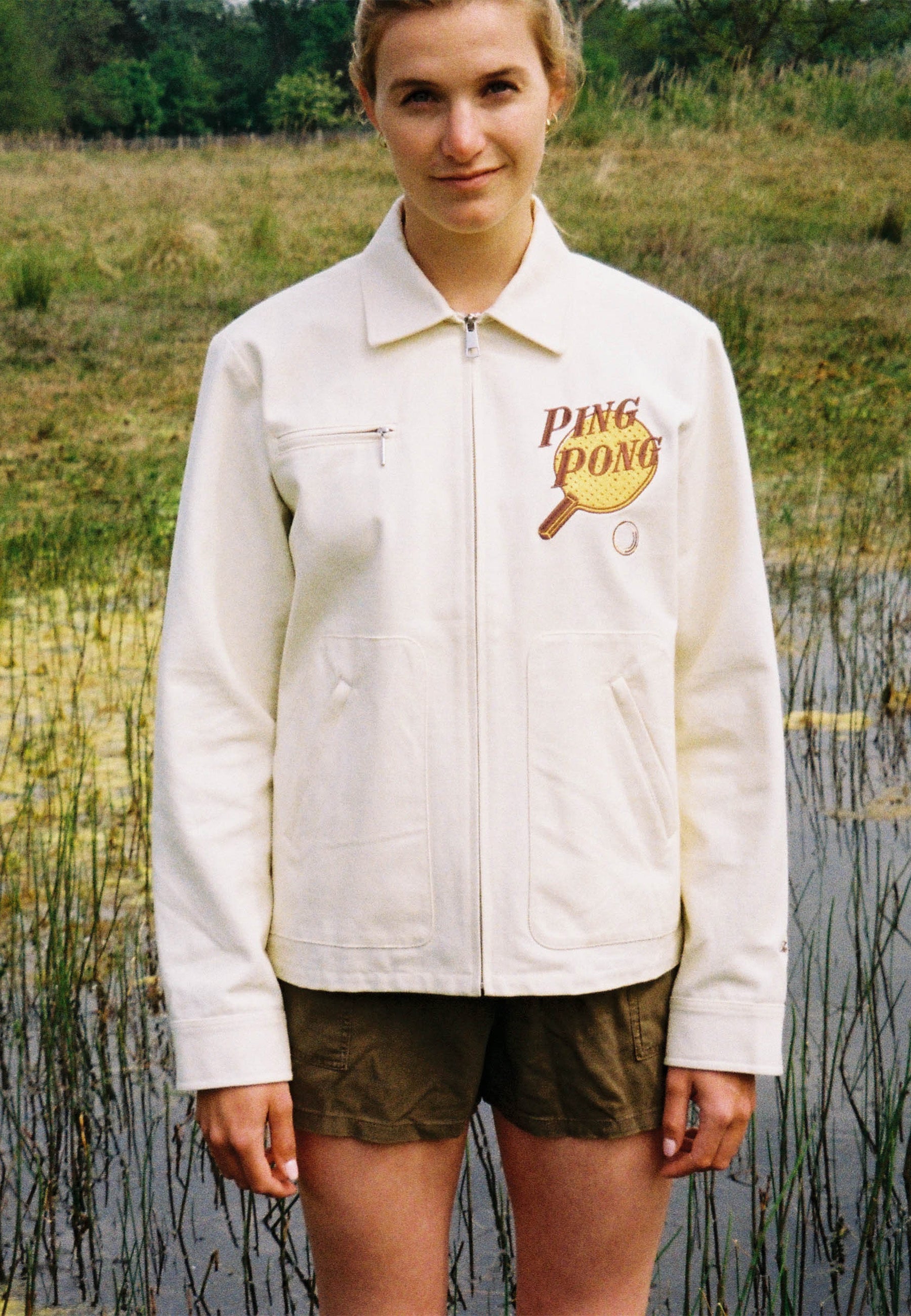 Ping Pong Workwear Jacket - White