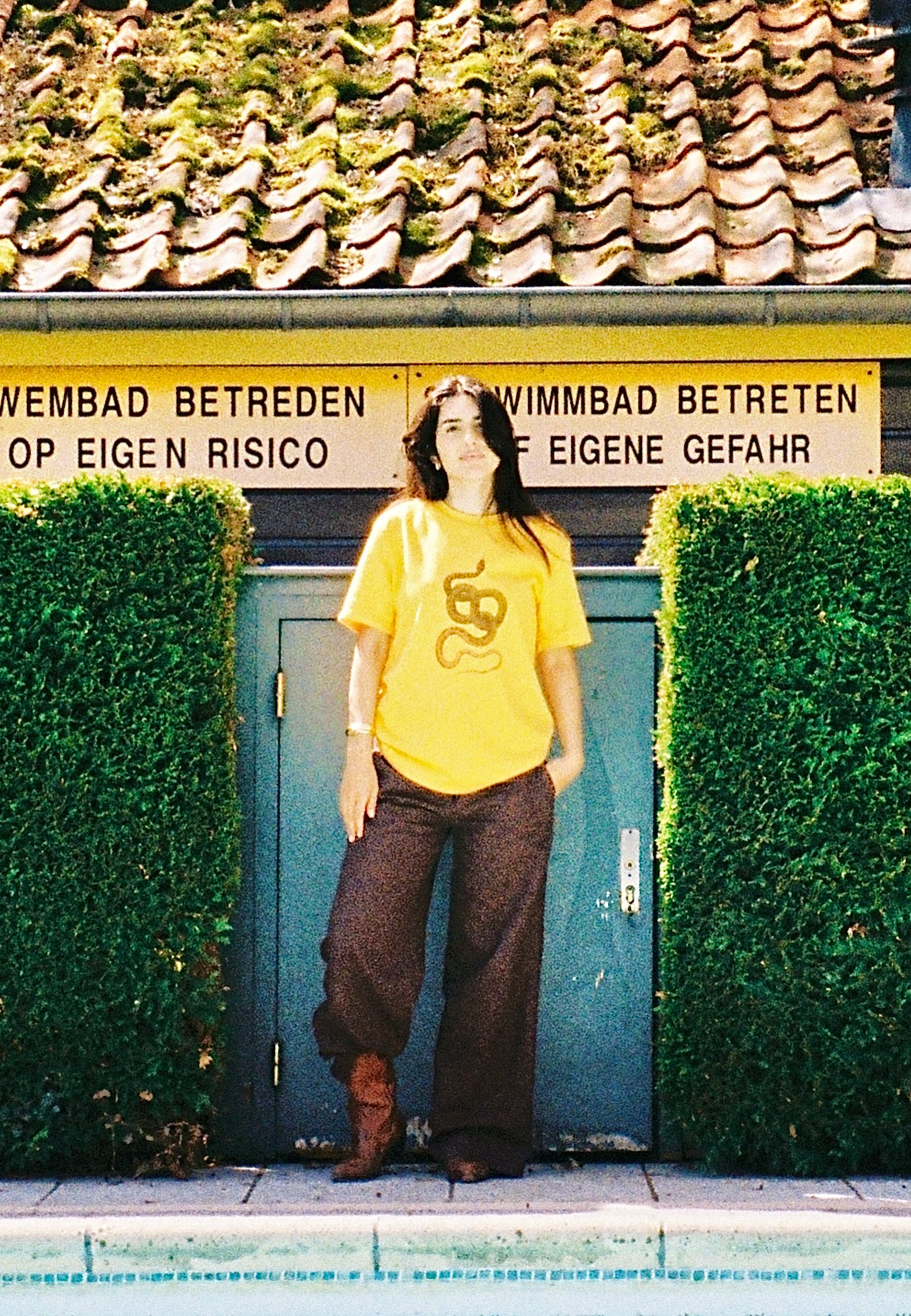 Snake T-shirt - Yellow