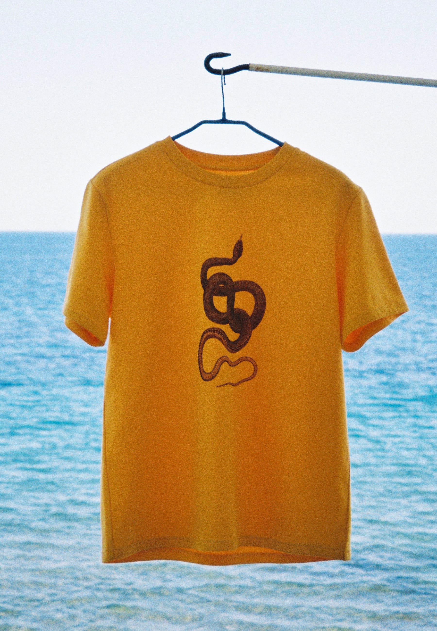 Snake T-shirt - Yellow
