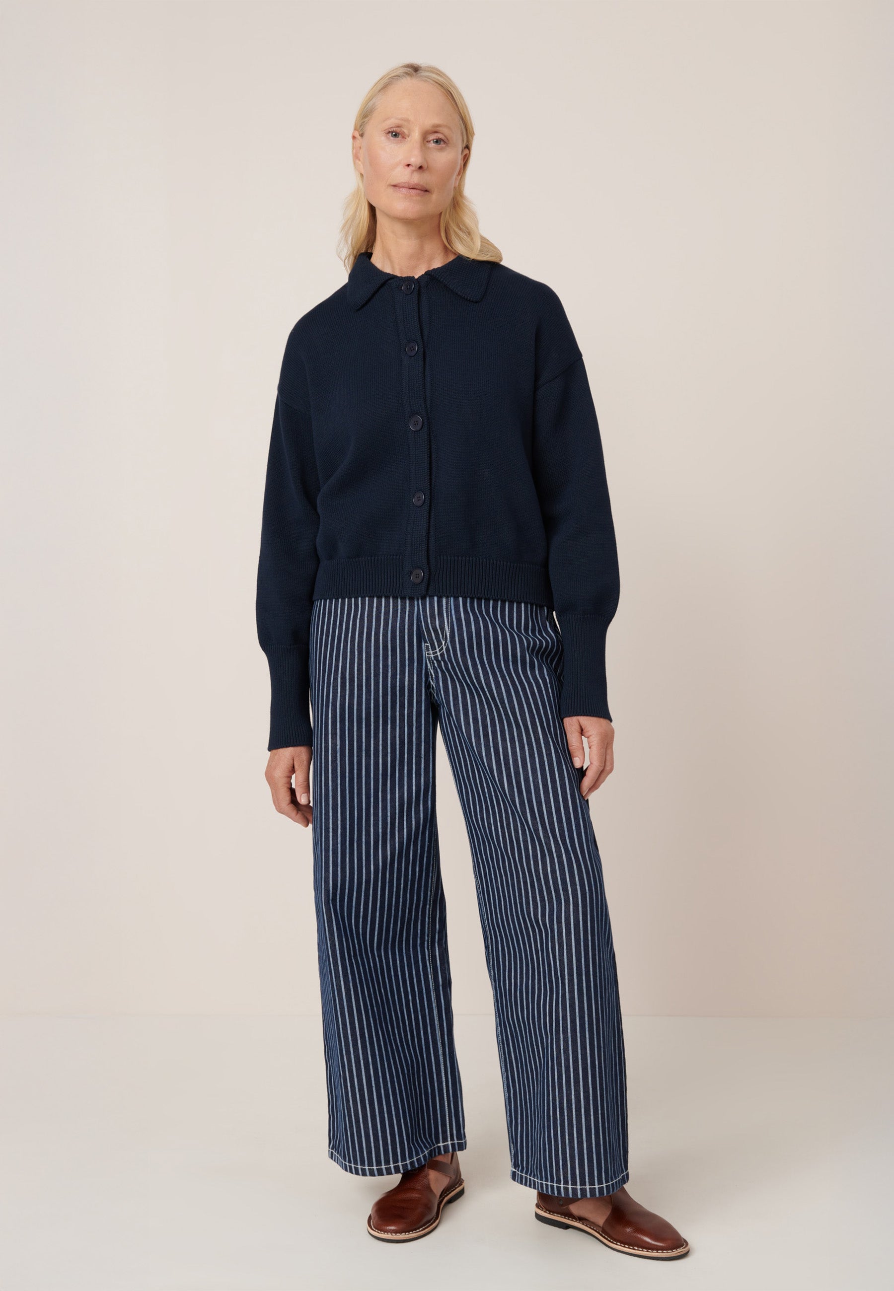 Utility Cardigan - Indigo