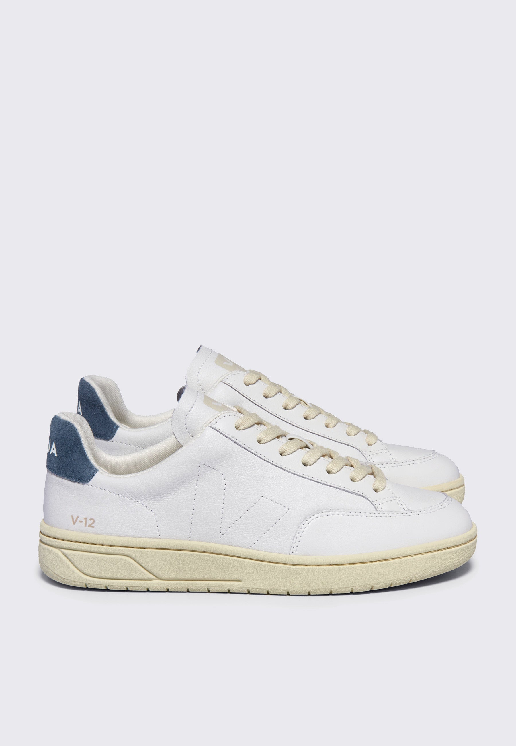 V-12 Stitch OT Leather - Extra White/California