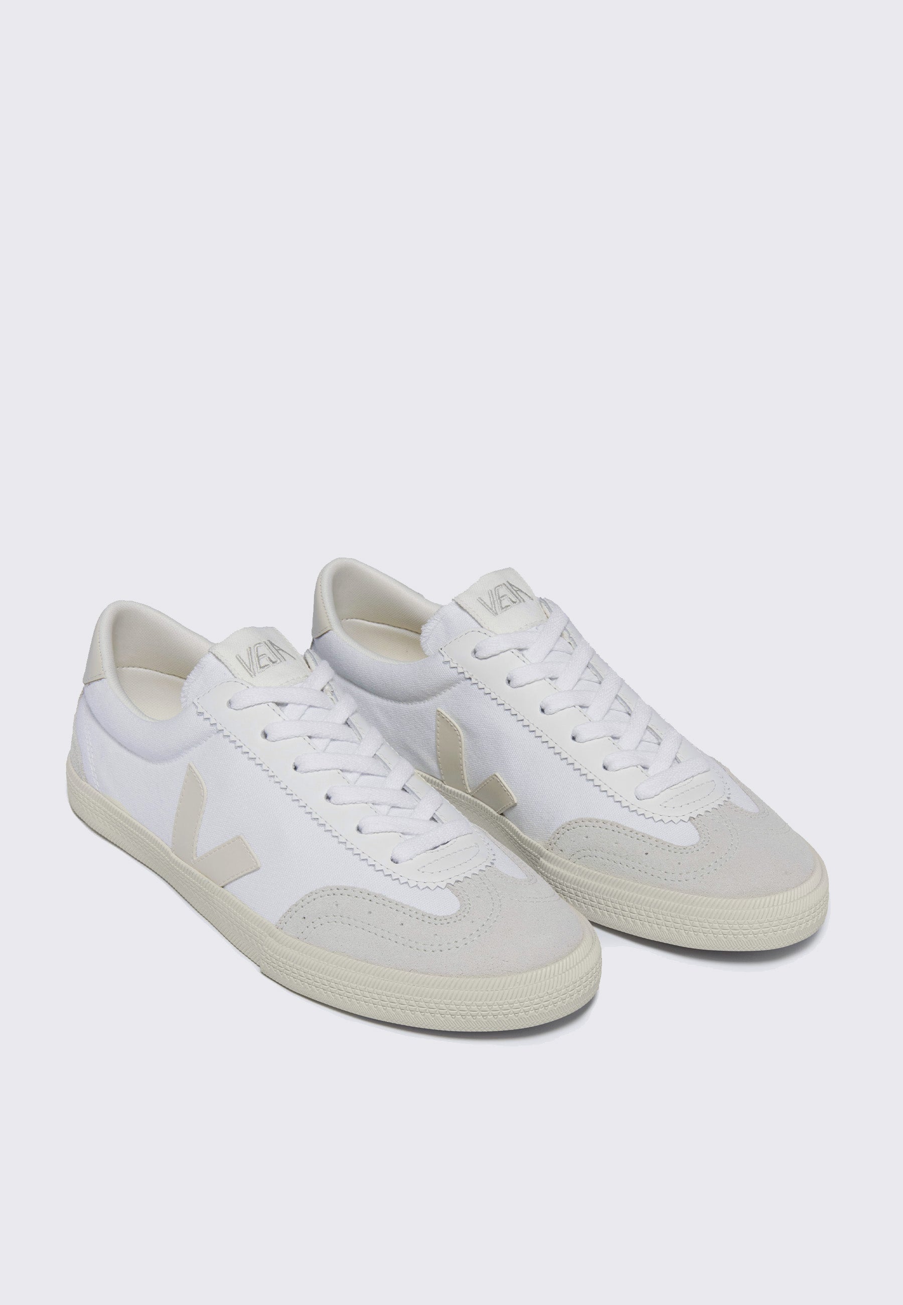 Volley Canvas - White/Pierre