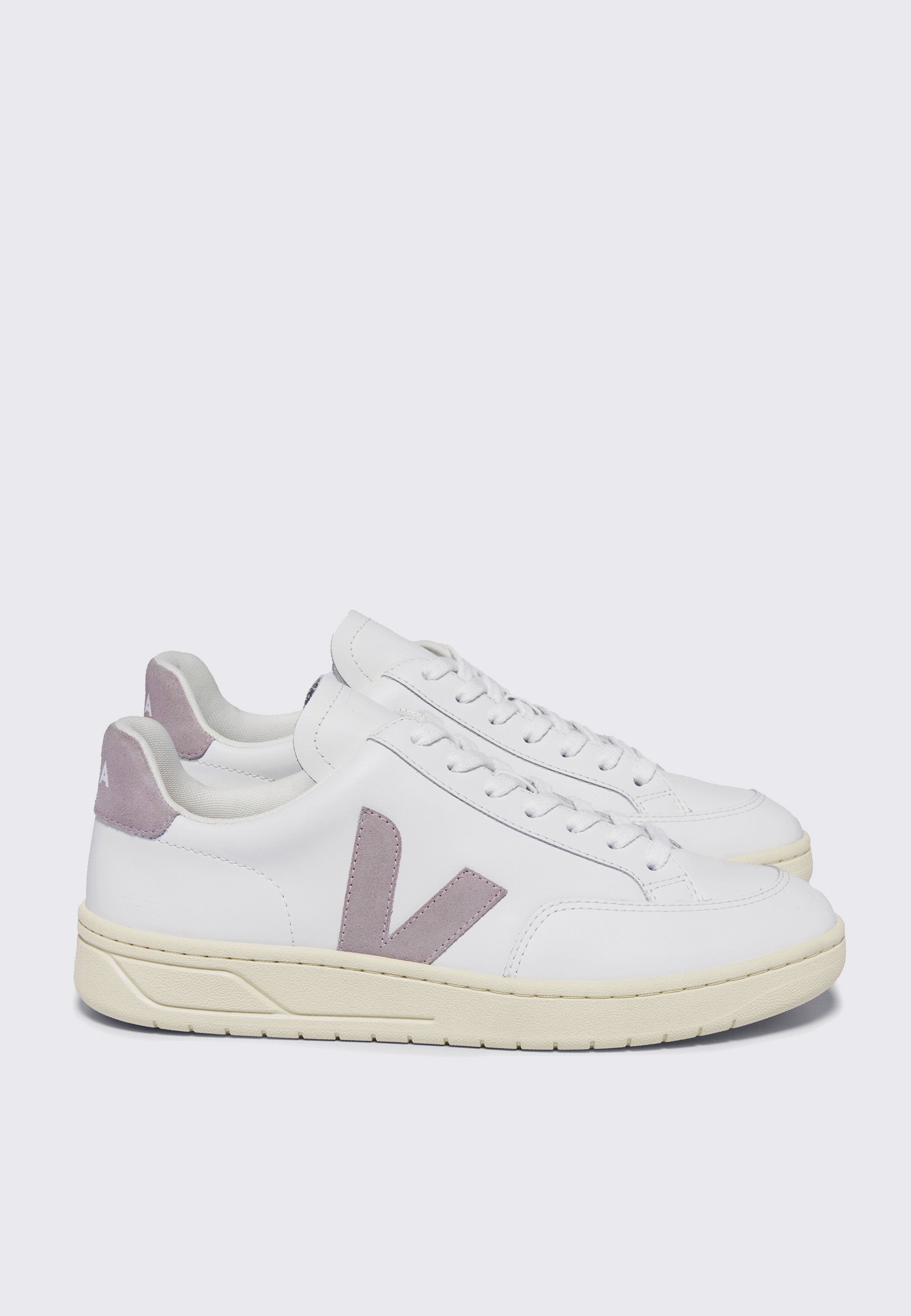 V-12 Leather - Extra White/Babe