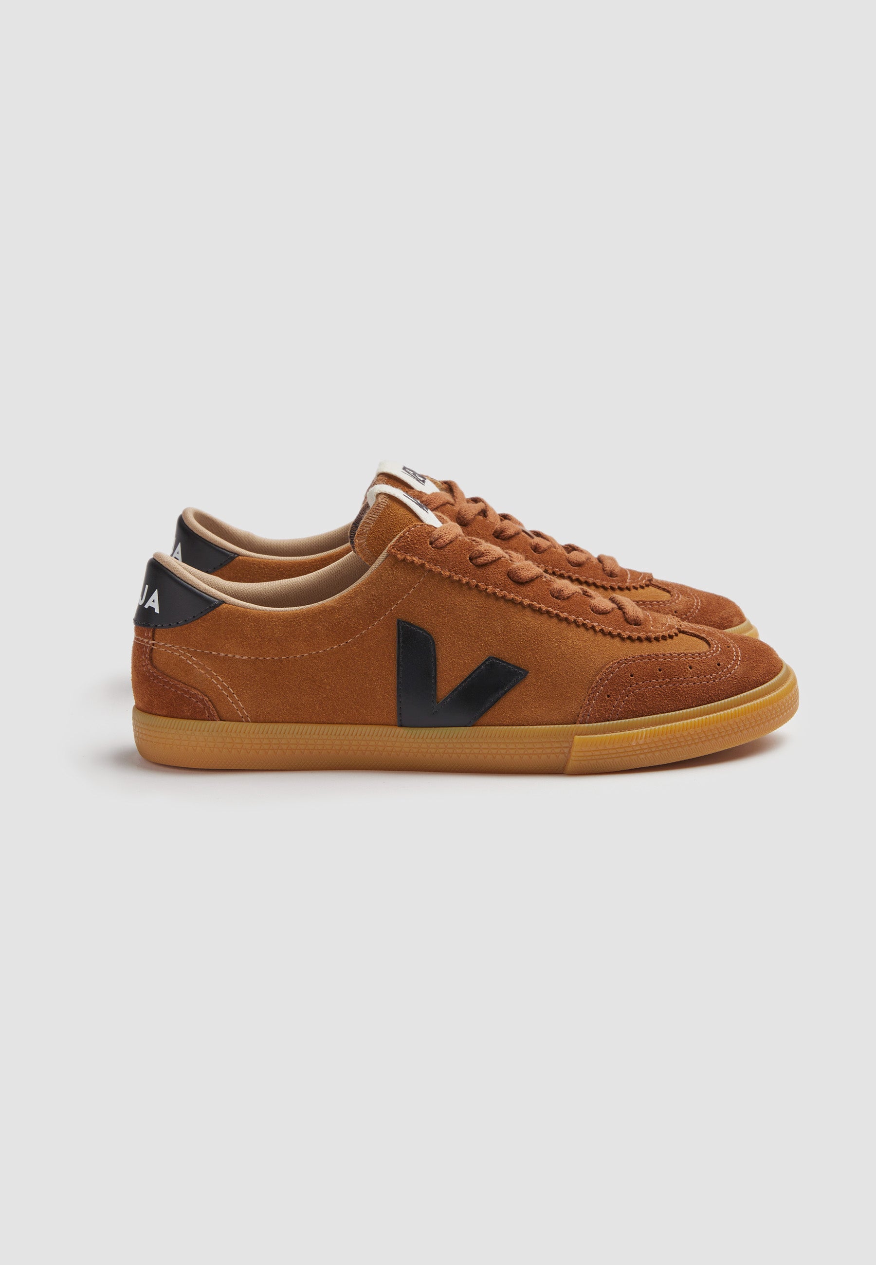 Volley Suede - Camel/Black