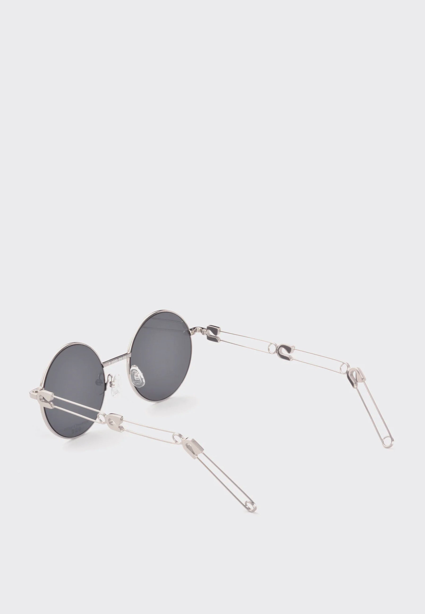 X Midnight Studios Mickey Sunglasses - Shiny Silver/Black