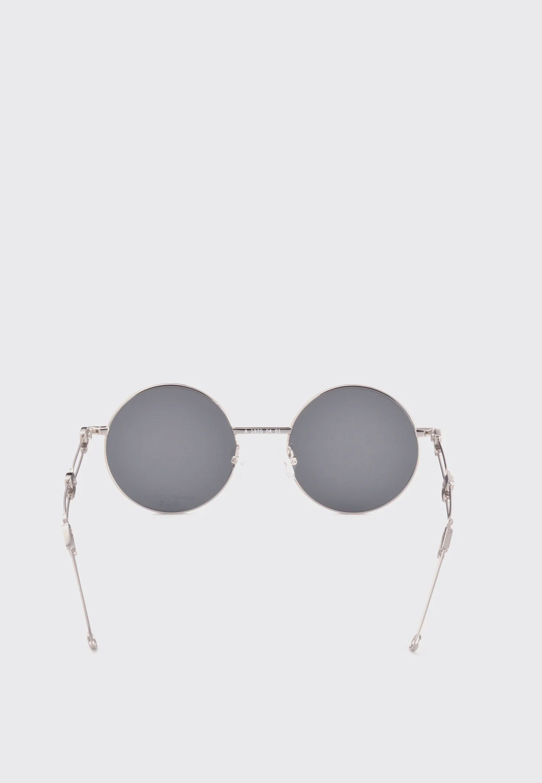 X Midnight Studios Mickey Sunglasses - Shiny Silver/Black