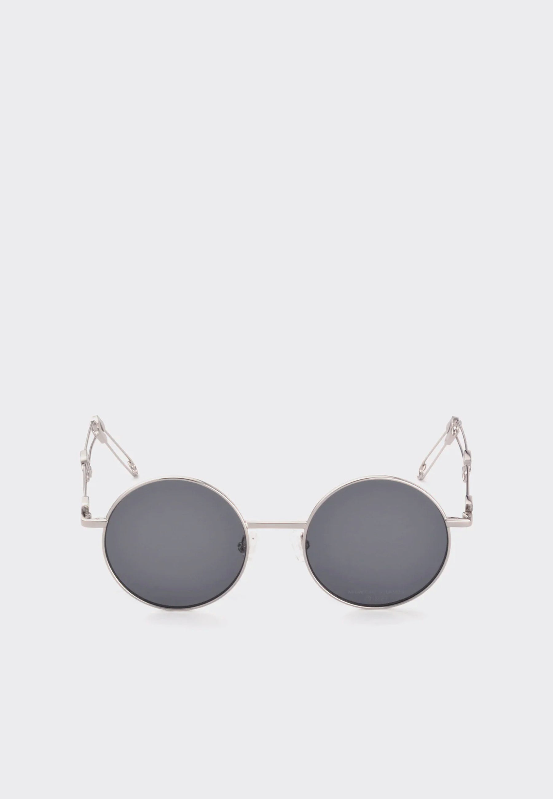 X Midnight Studios Mickey Sunglasses - Shiny Silver/Black